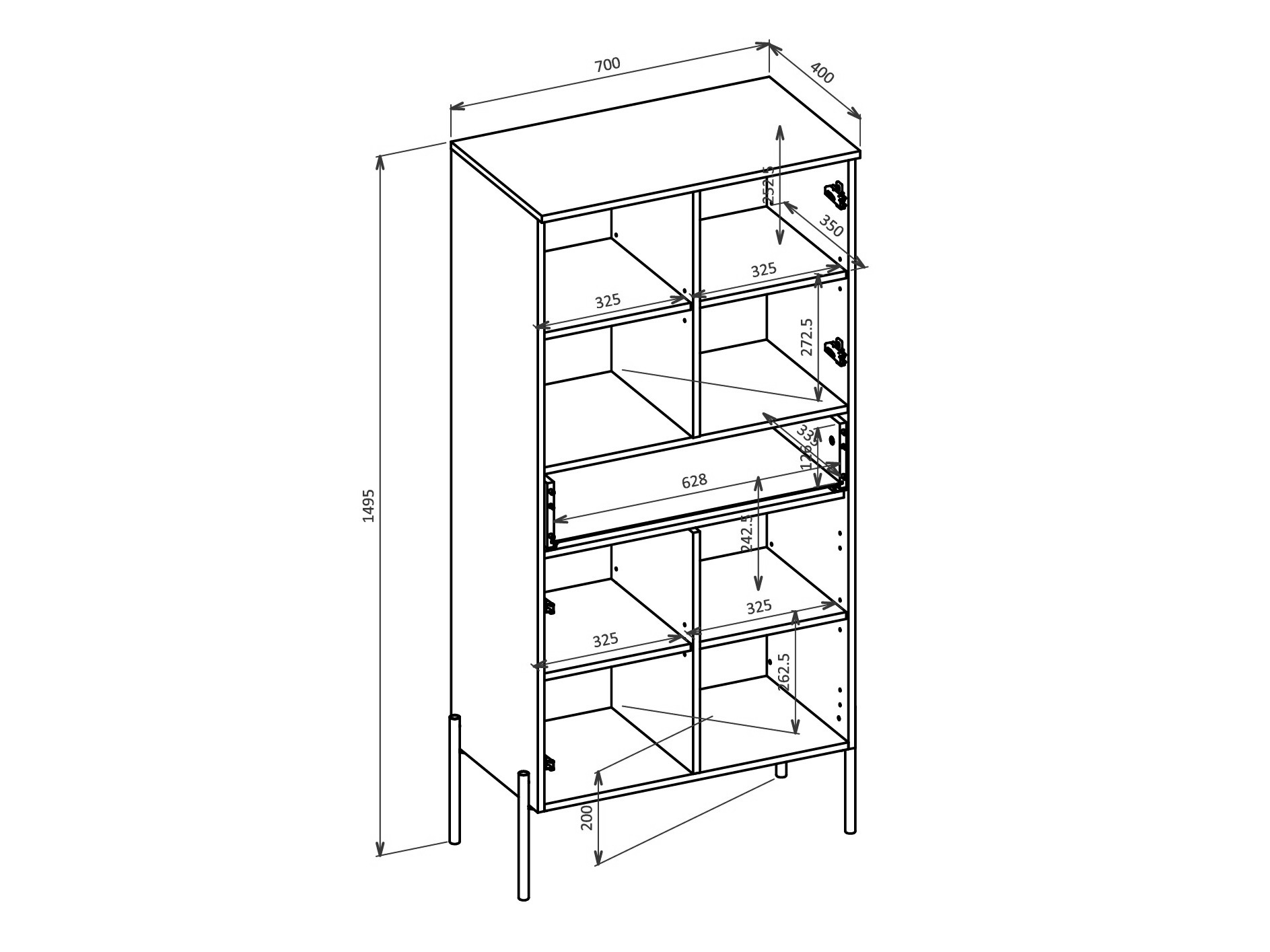 Könyvespolc Levtenu 121 (Kasmír)