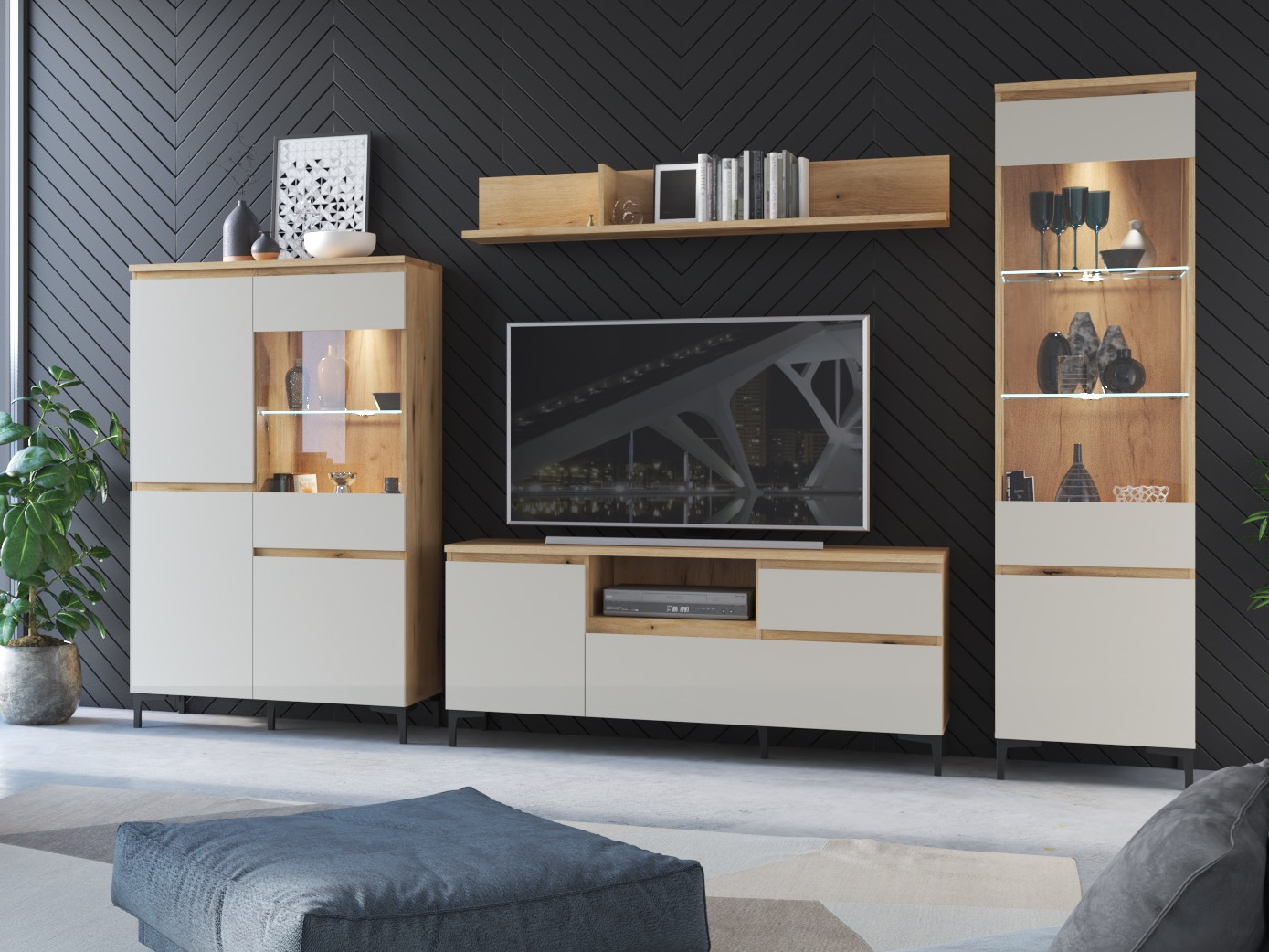 Gardróbszekrény Ontario 175