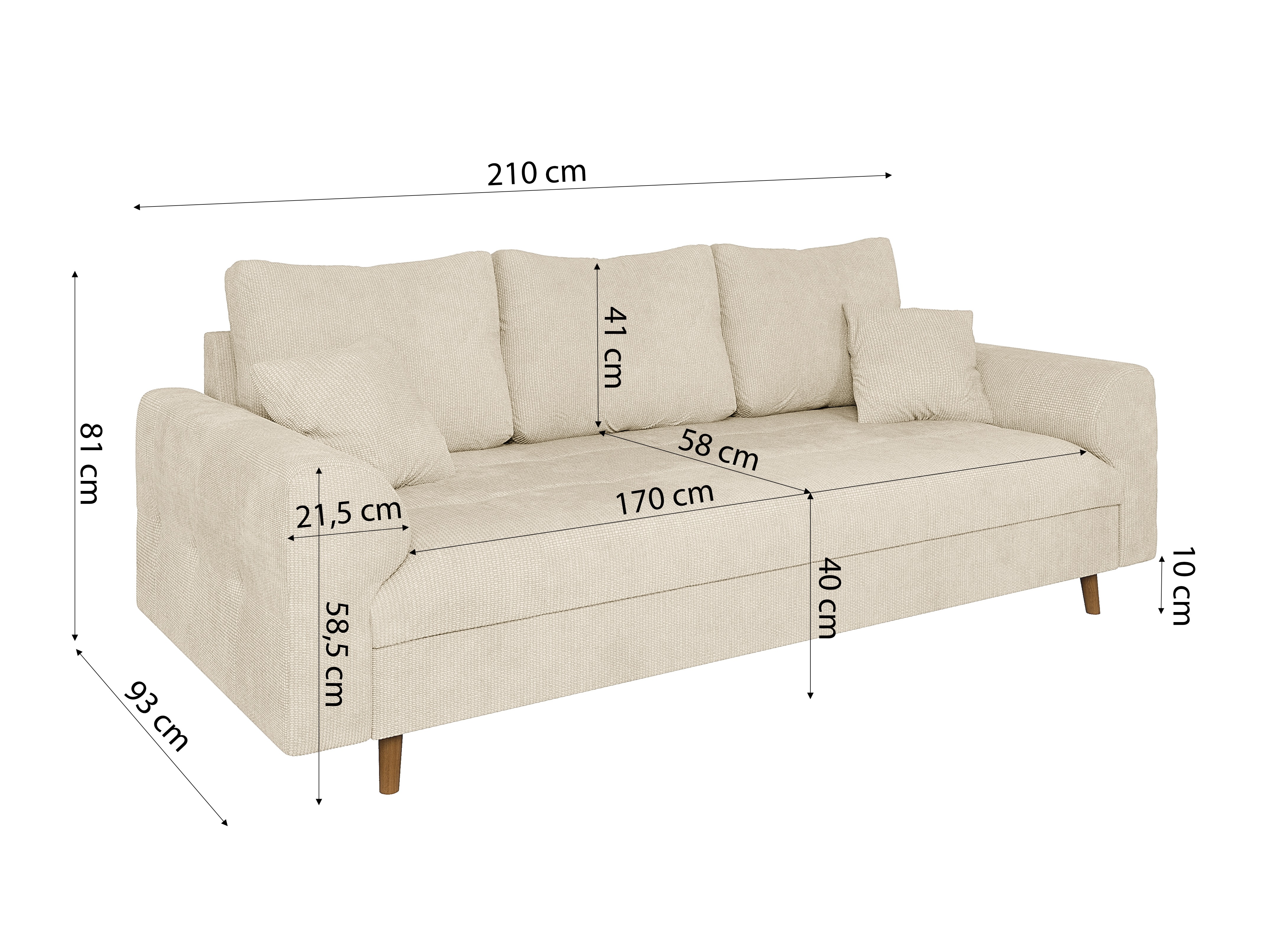 Kanapé Elbmori 105 (Flow 05)