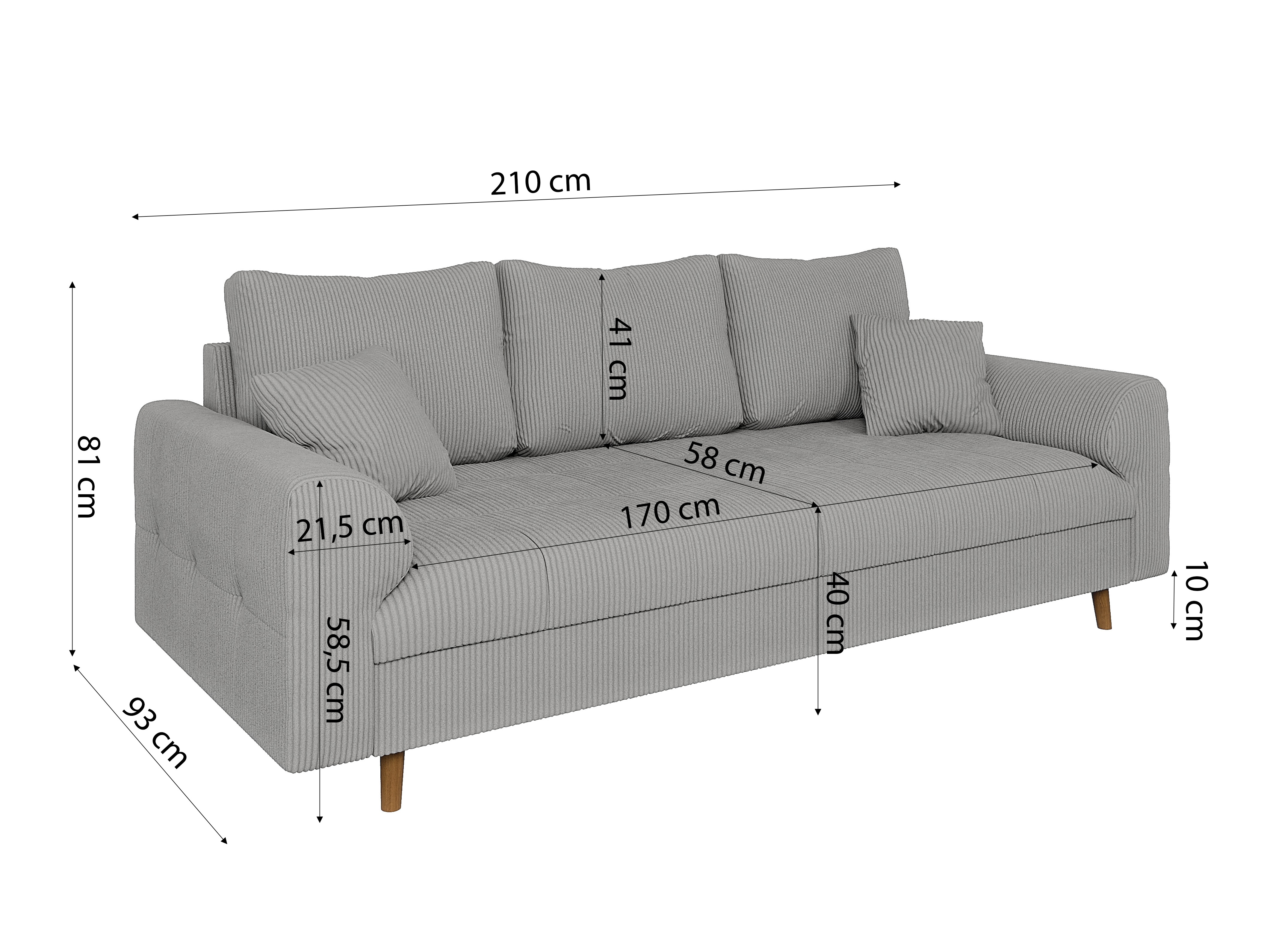 Kanapé Elbmori 105 (Lincoln 86)