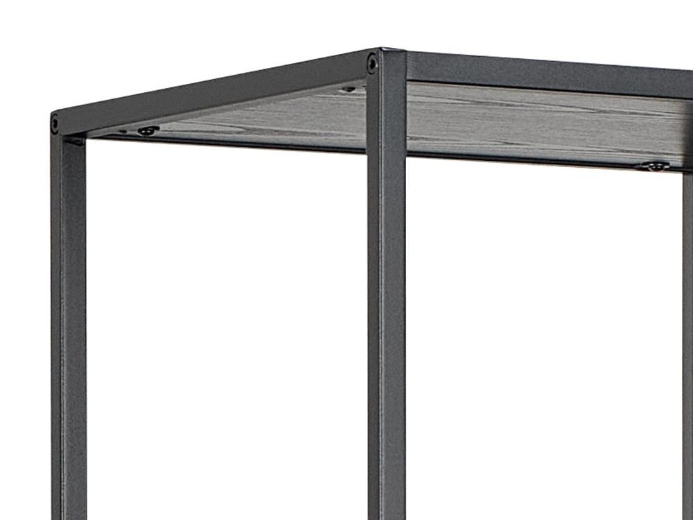 Könyvespolc Norsica Sevferi 192 (Fekete hamu + Fekete)