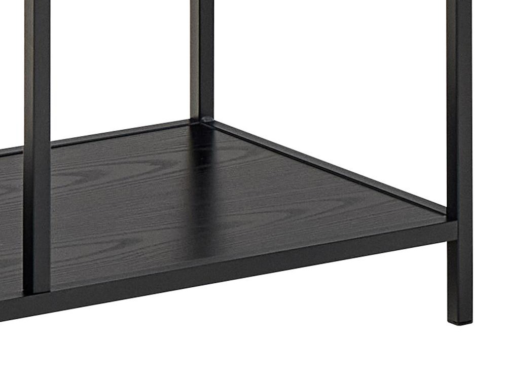 Könyvespolc Norsica Sevferi 192 (Fekete hamu + Fekete)