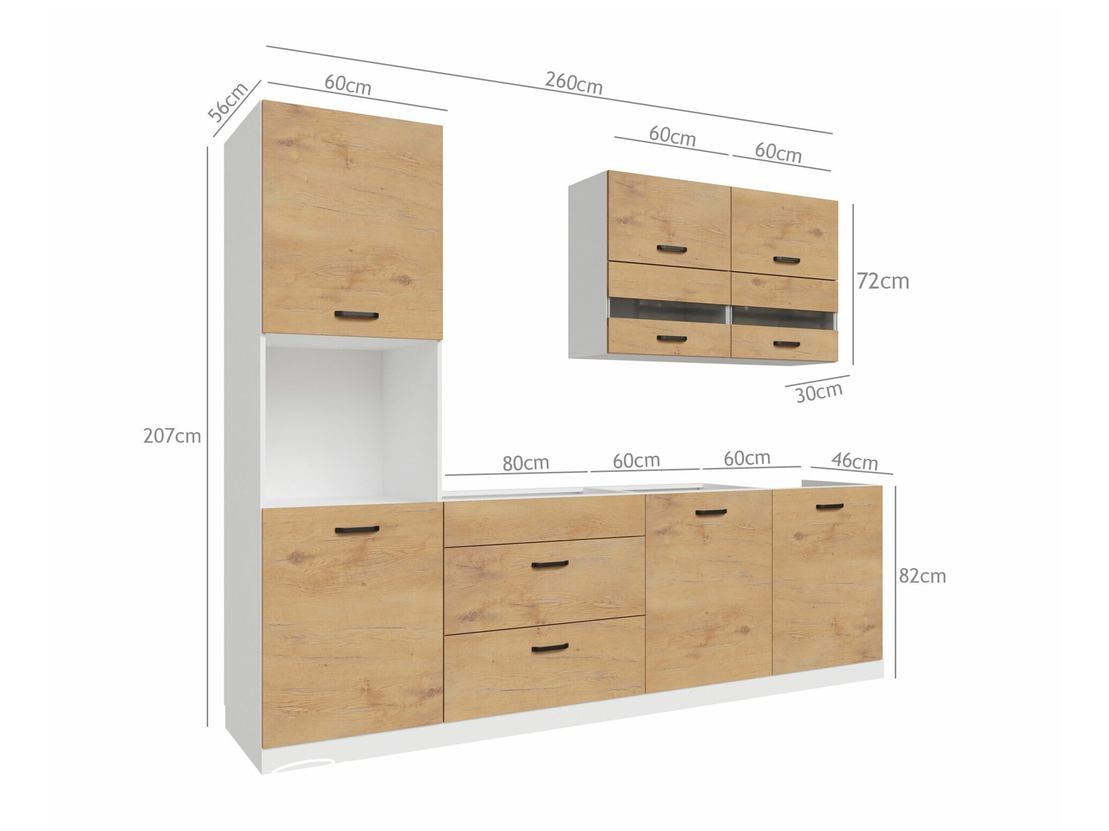 Moduláris konyha szett Amper Lancelot 171