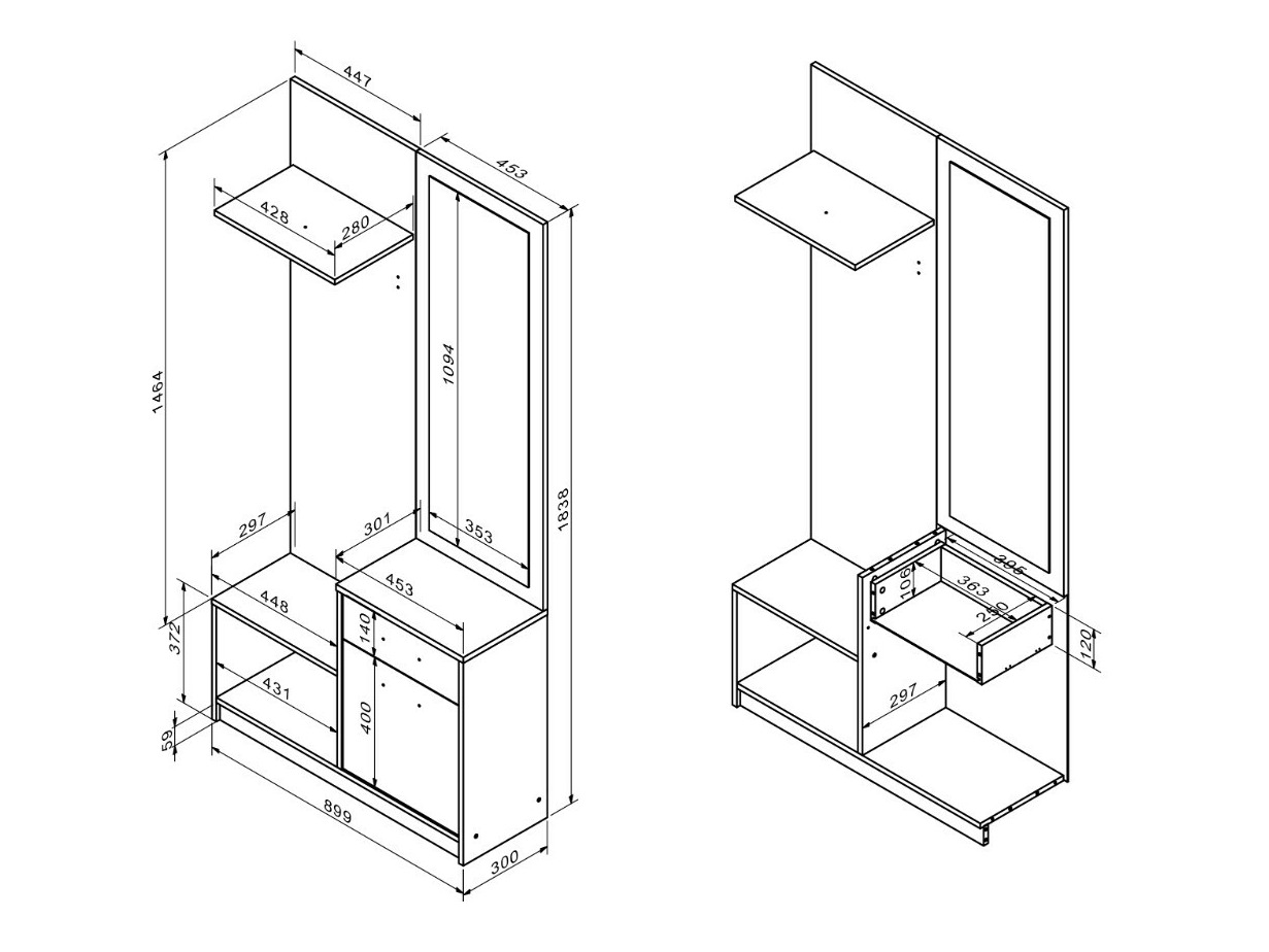 Előszoba garnitúra Houston 2084 (Artisan tölgy + Kasmír)
