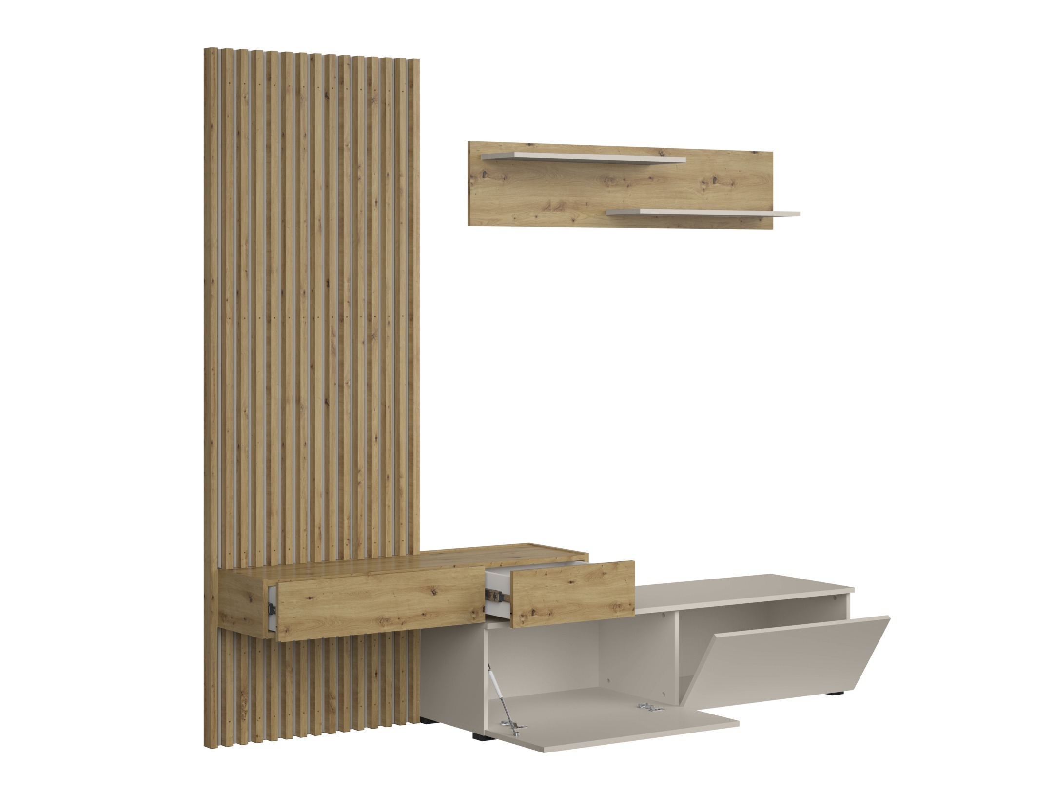 Nappali szett Houston 2086 (Artisan tölgy + Kasmír)