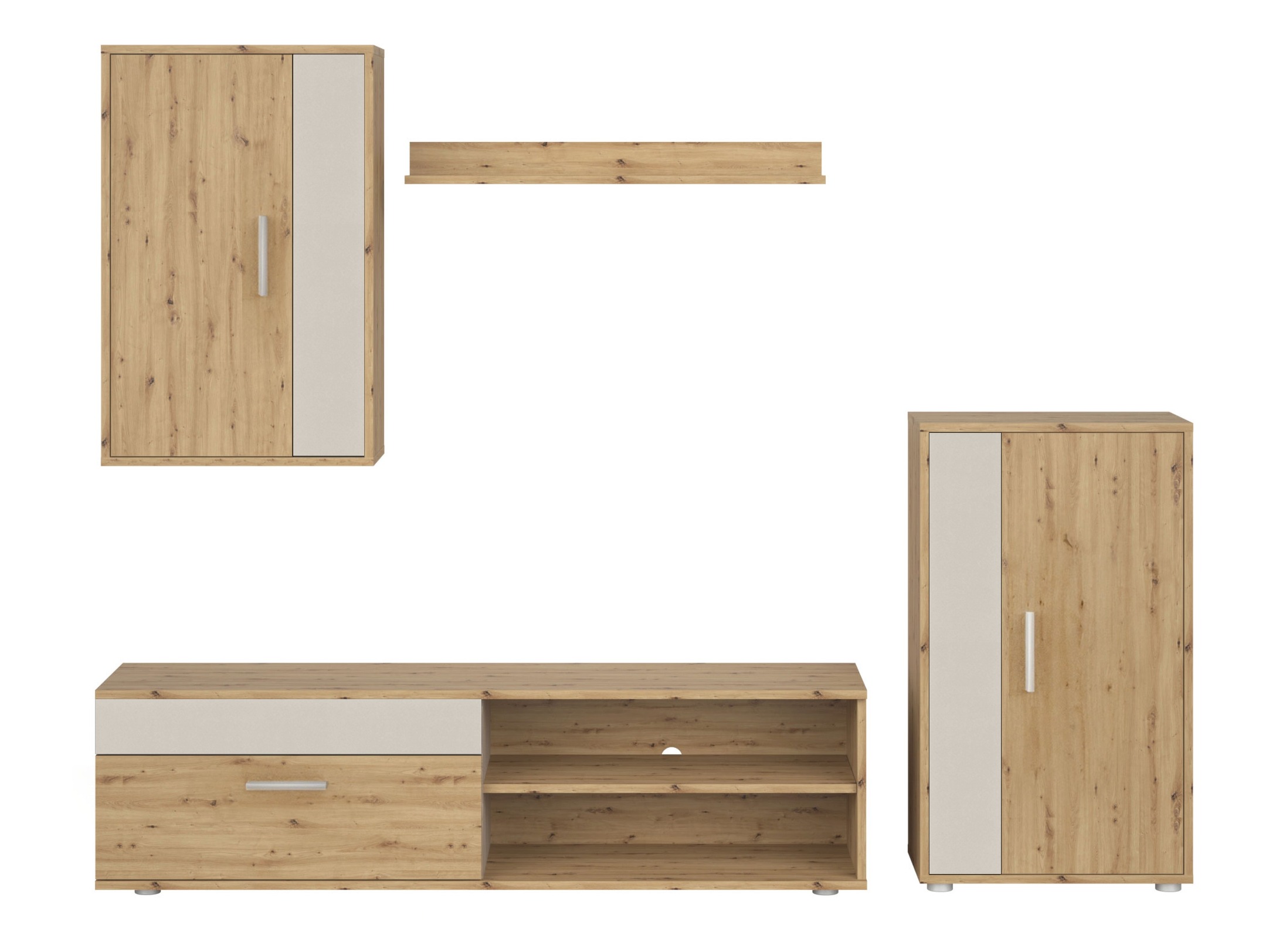 Nappali szett Houston 2087 (Artisan tölgy + Kasmír)