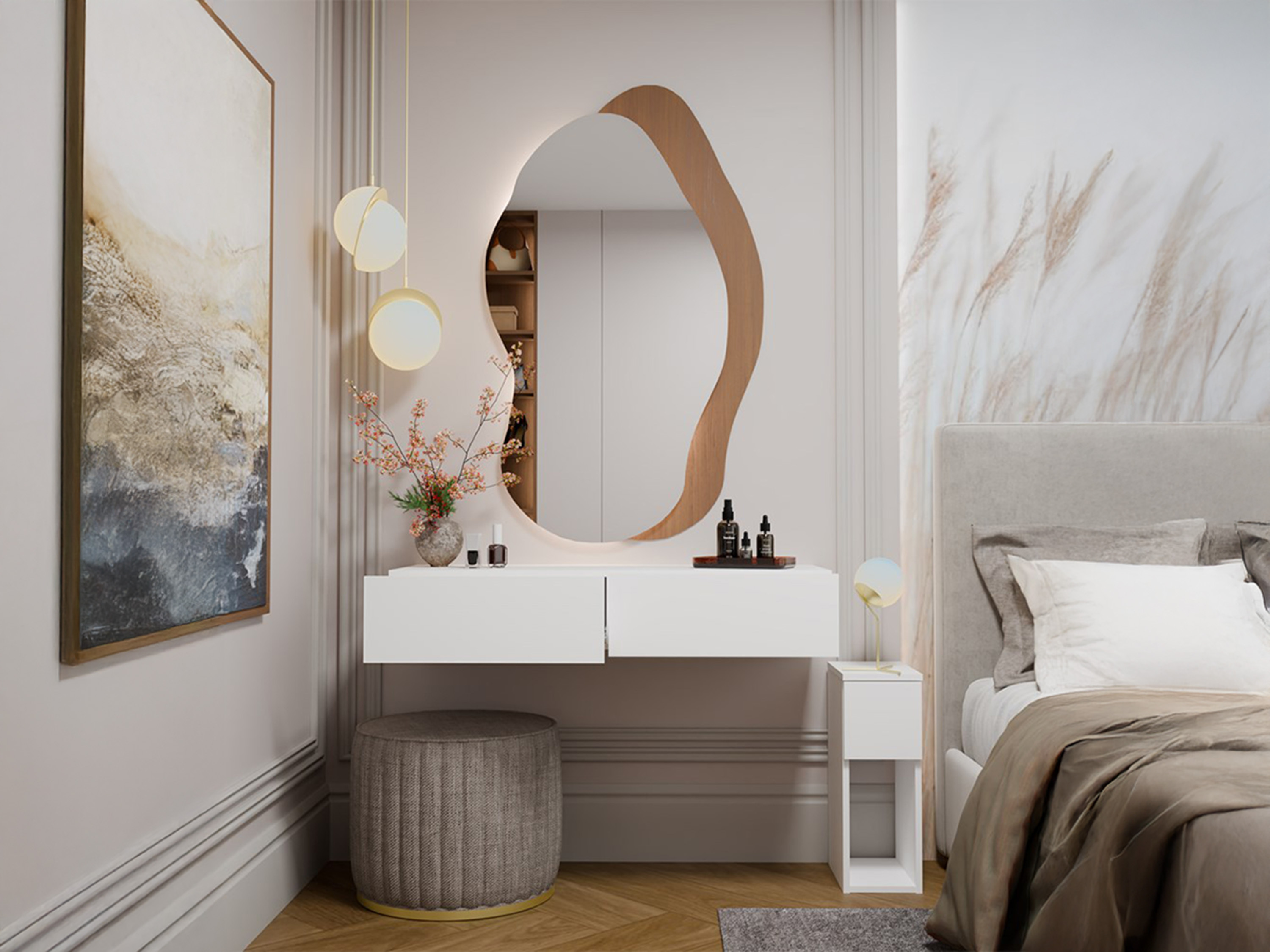 Konzolasztal Mandeville 341 (Fehér)