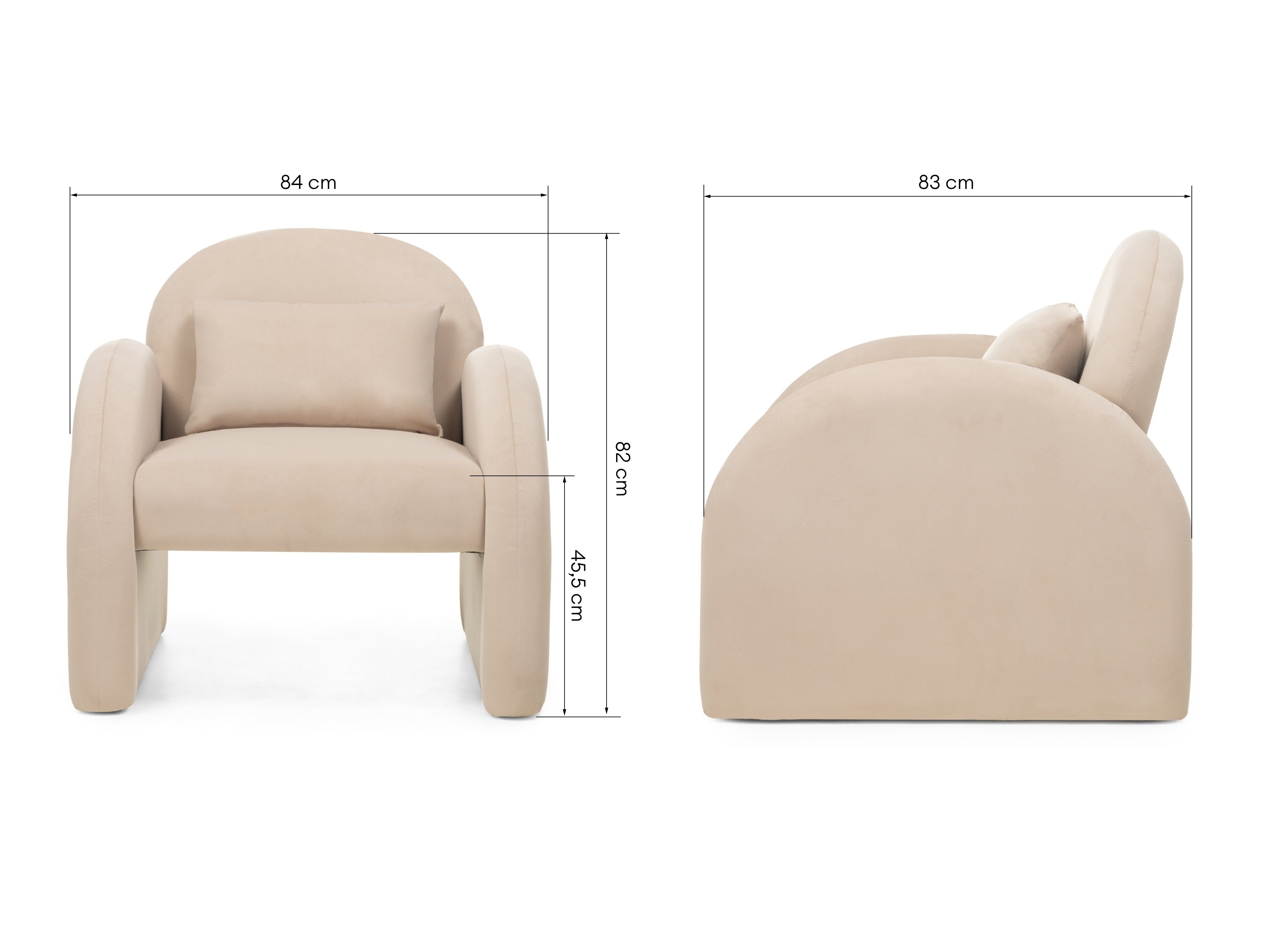 Fotel Burleson 478 (Világos bézs)