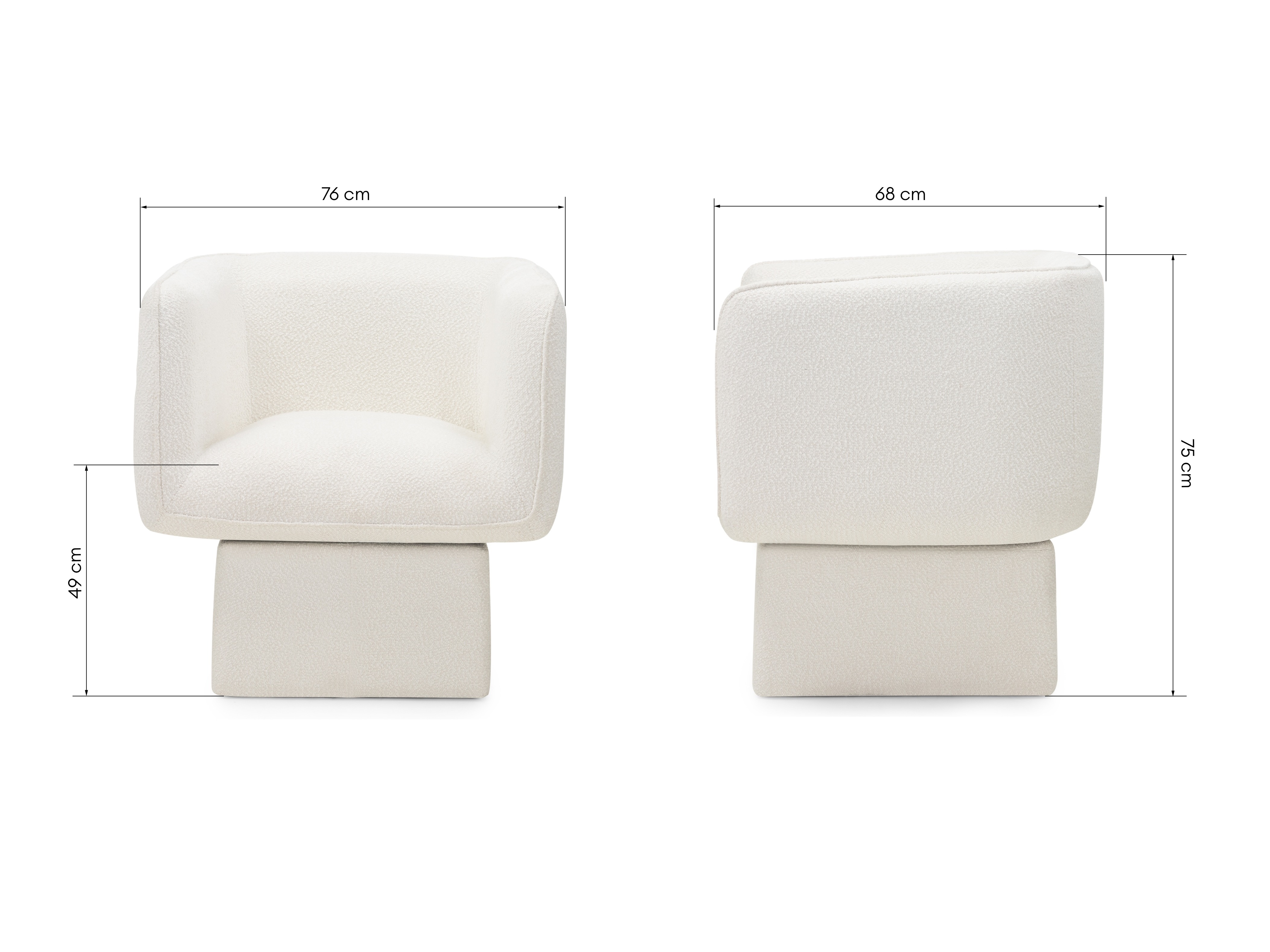 Fotel Burleson 479 (Fehér)