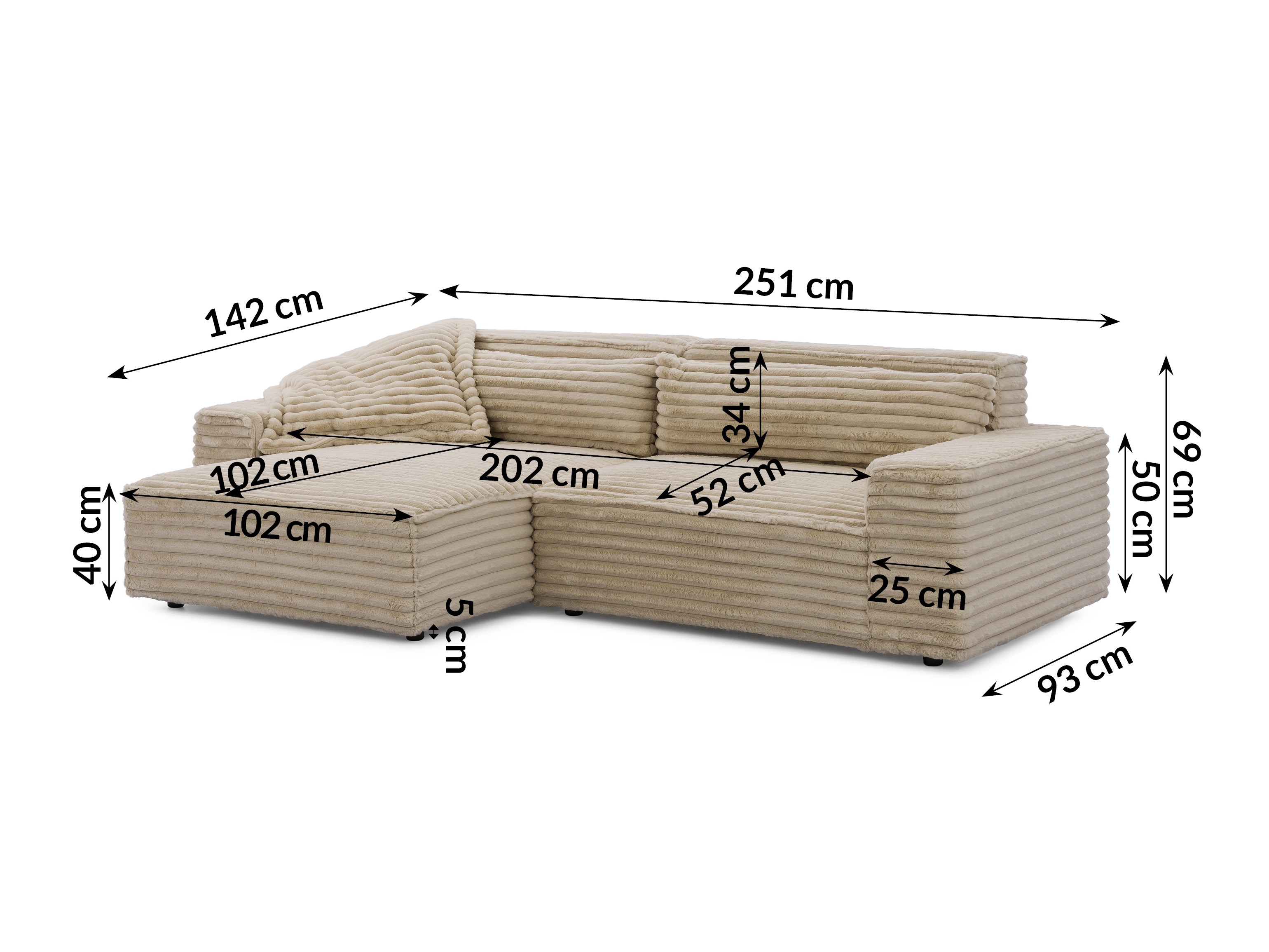 Sarokkanapé Rocklin 113 (Vito 35)