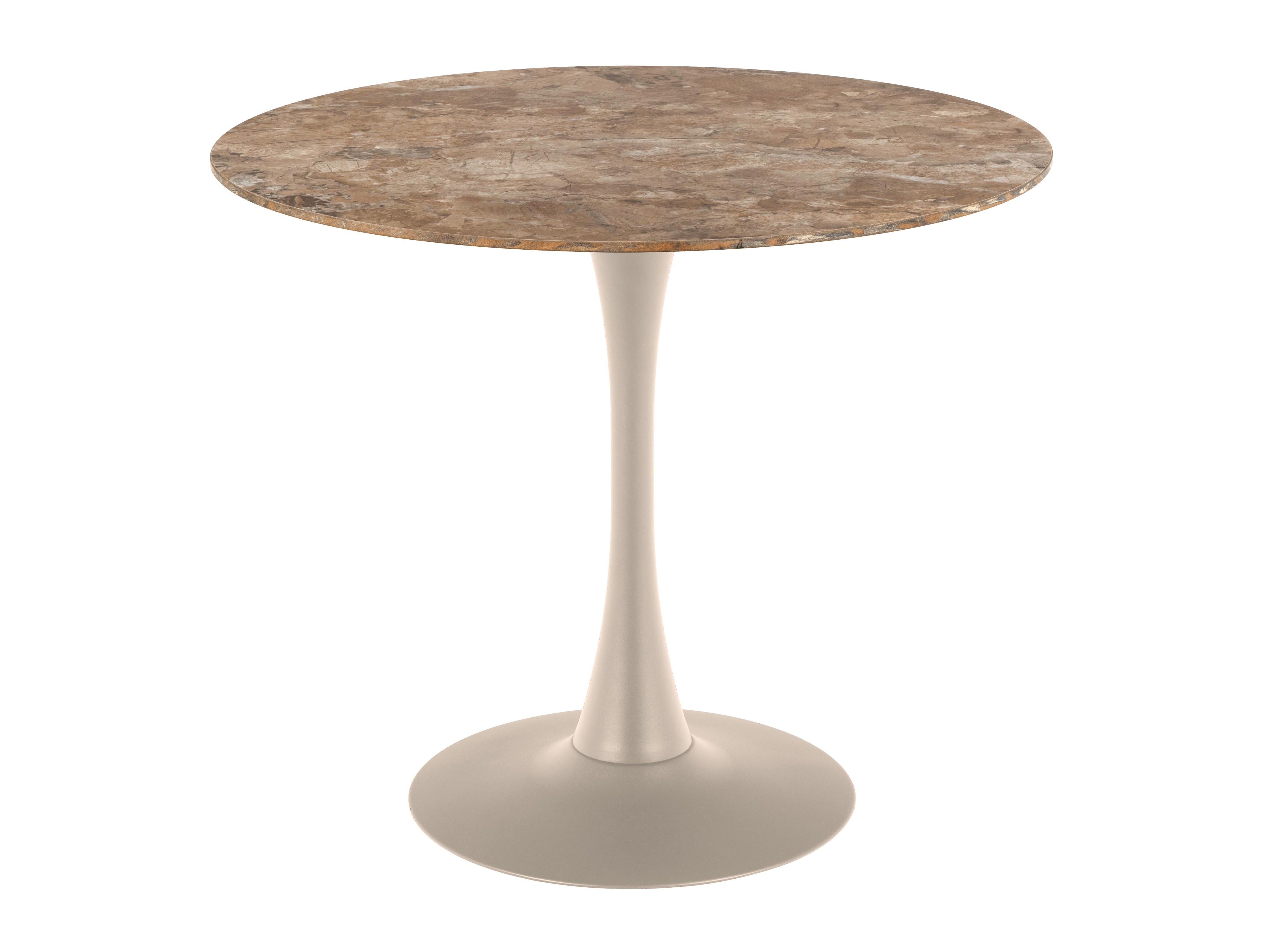 Asztal Norsica 616 (Barna márvány + Szürke)