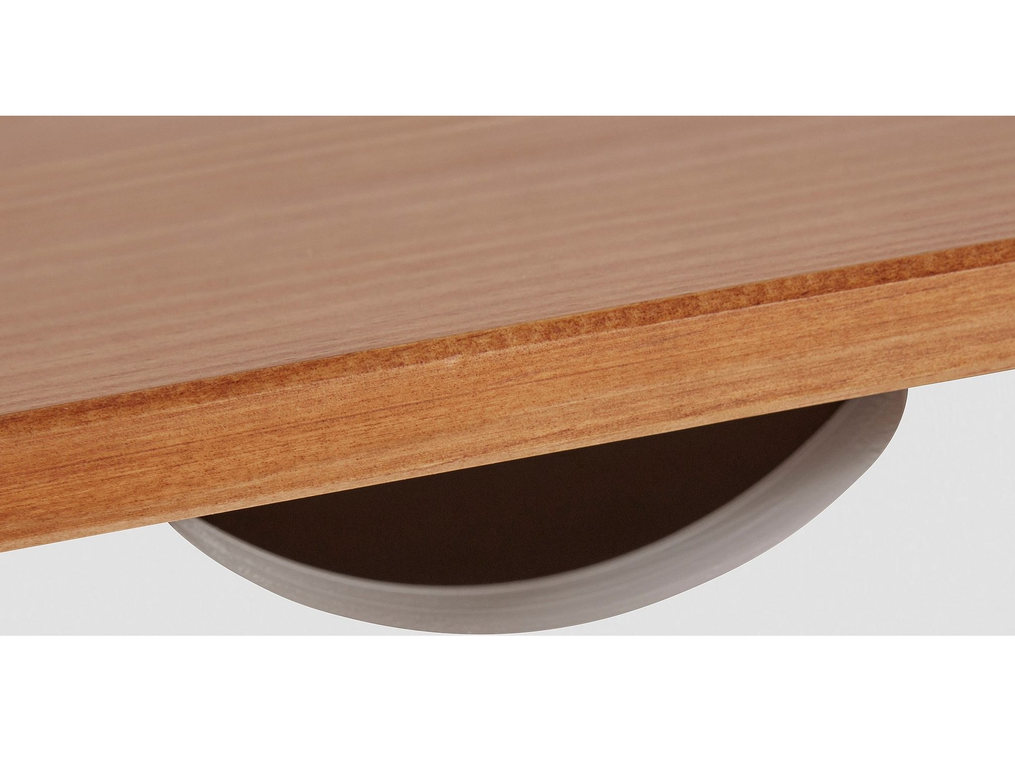 Íróasztal Denton 133 (Fehér + Világos fa)