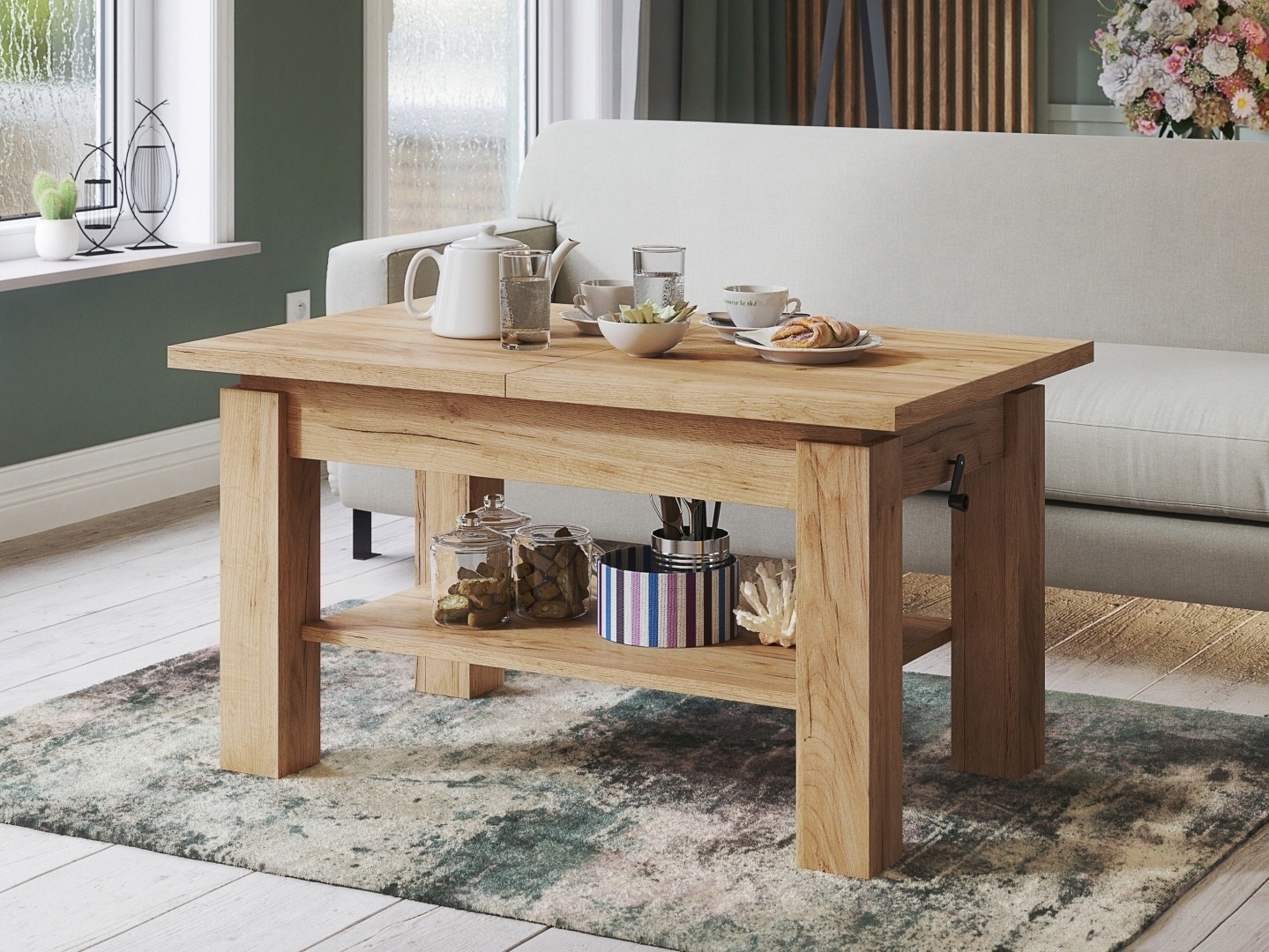 Kihajtható dohányzóasztal SH10533