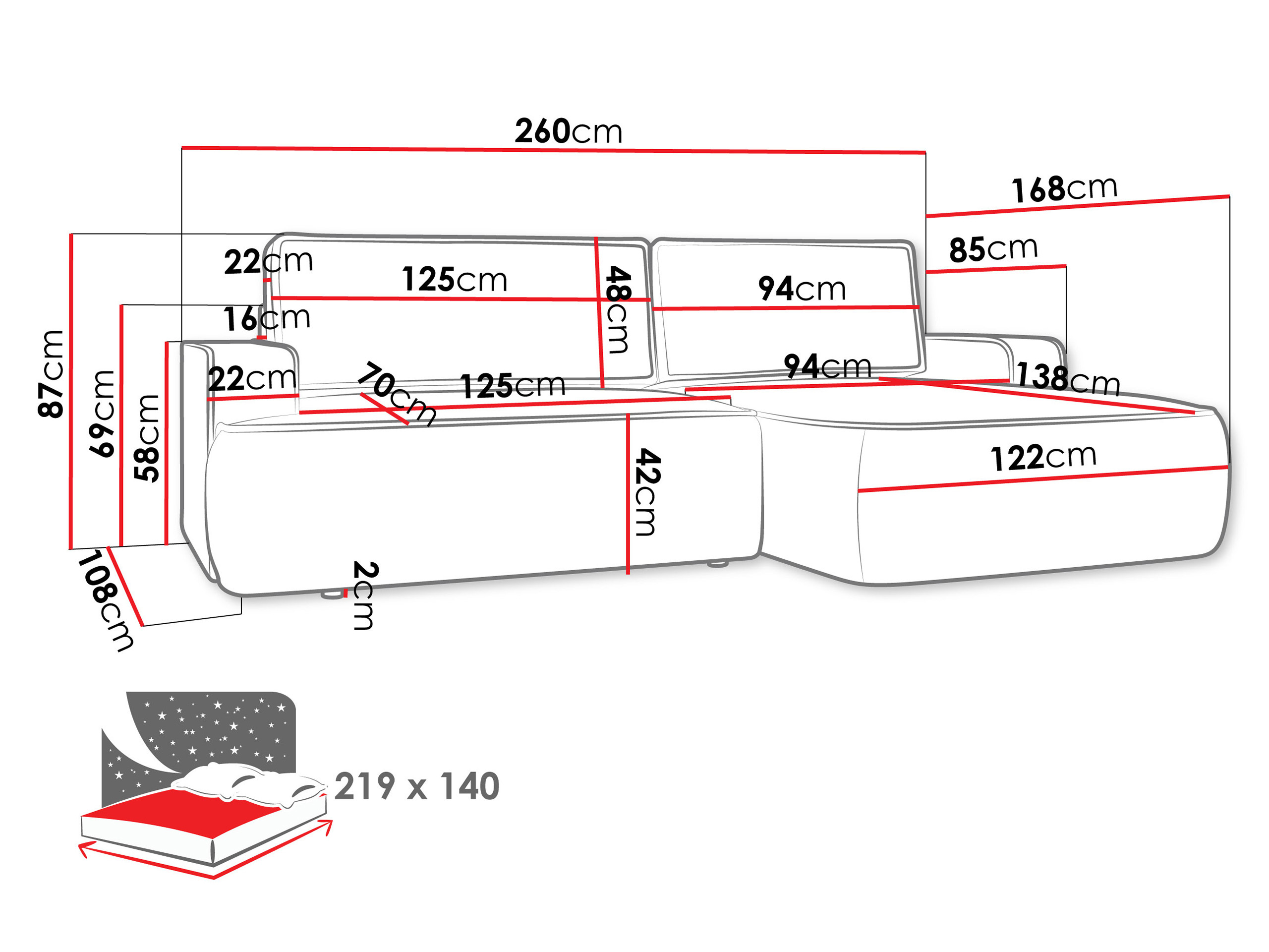 Sarokkanapé Bountiful 102 (Velo 633)