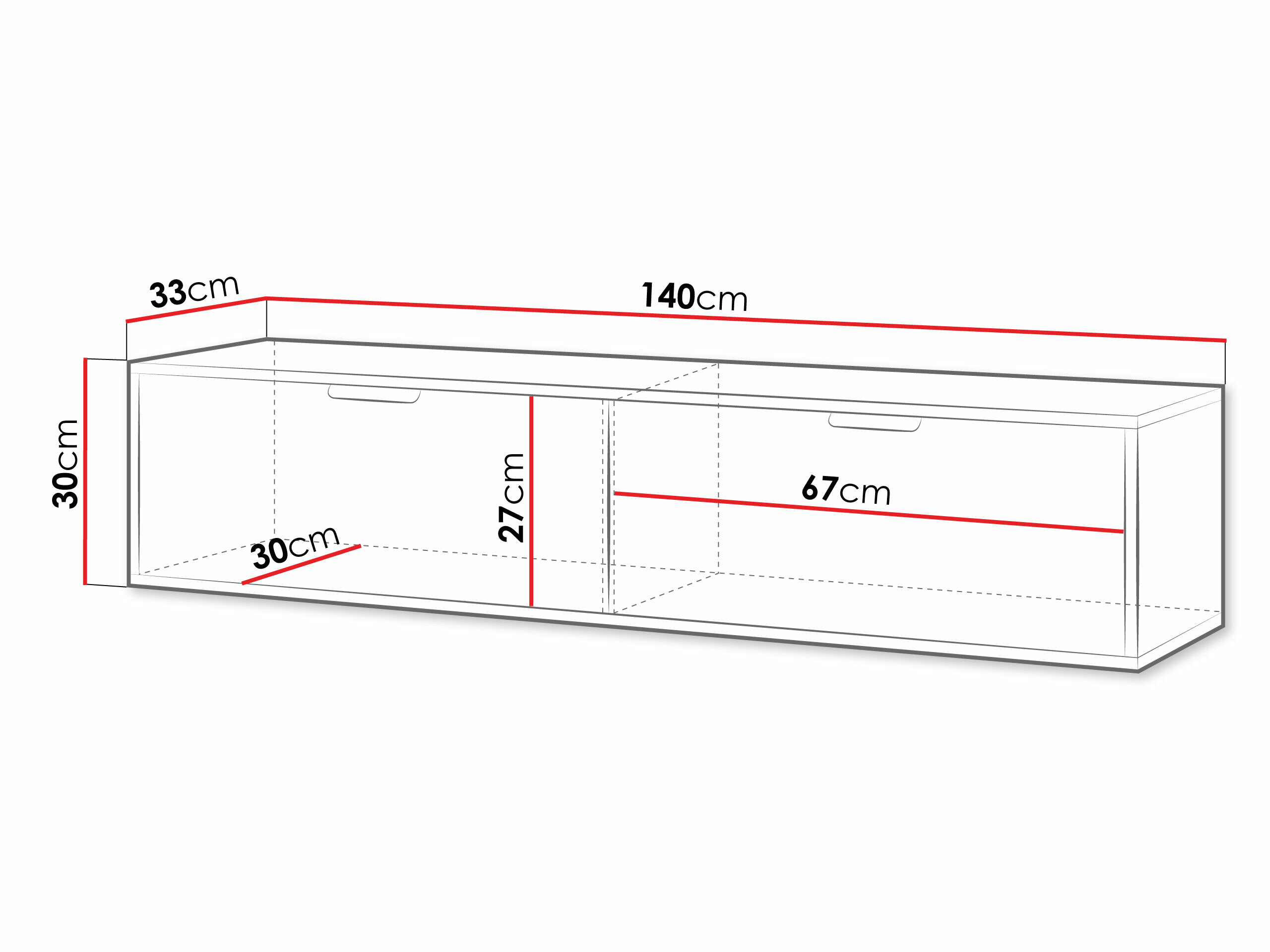 TV-állvány Hamilton 100 (Fehér)
