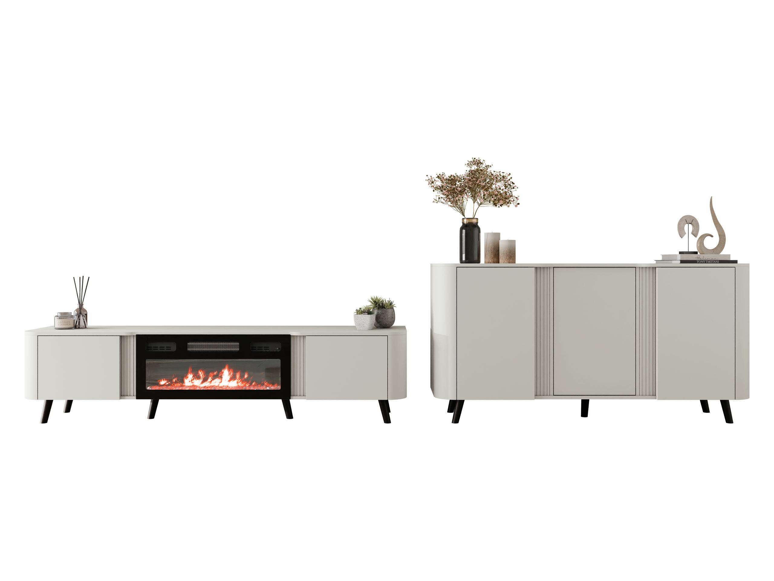 Nappali szett Charlotte 204 (Kasmír + Fekete)