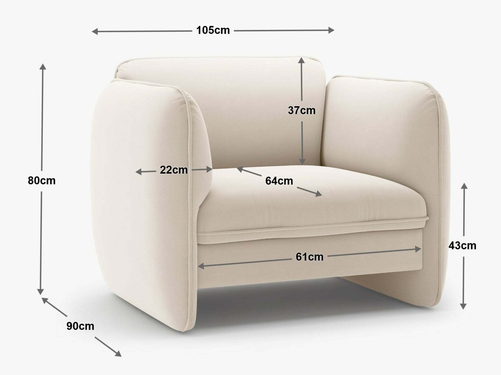 Fotel Romsero 100 (Silencio 60)