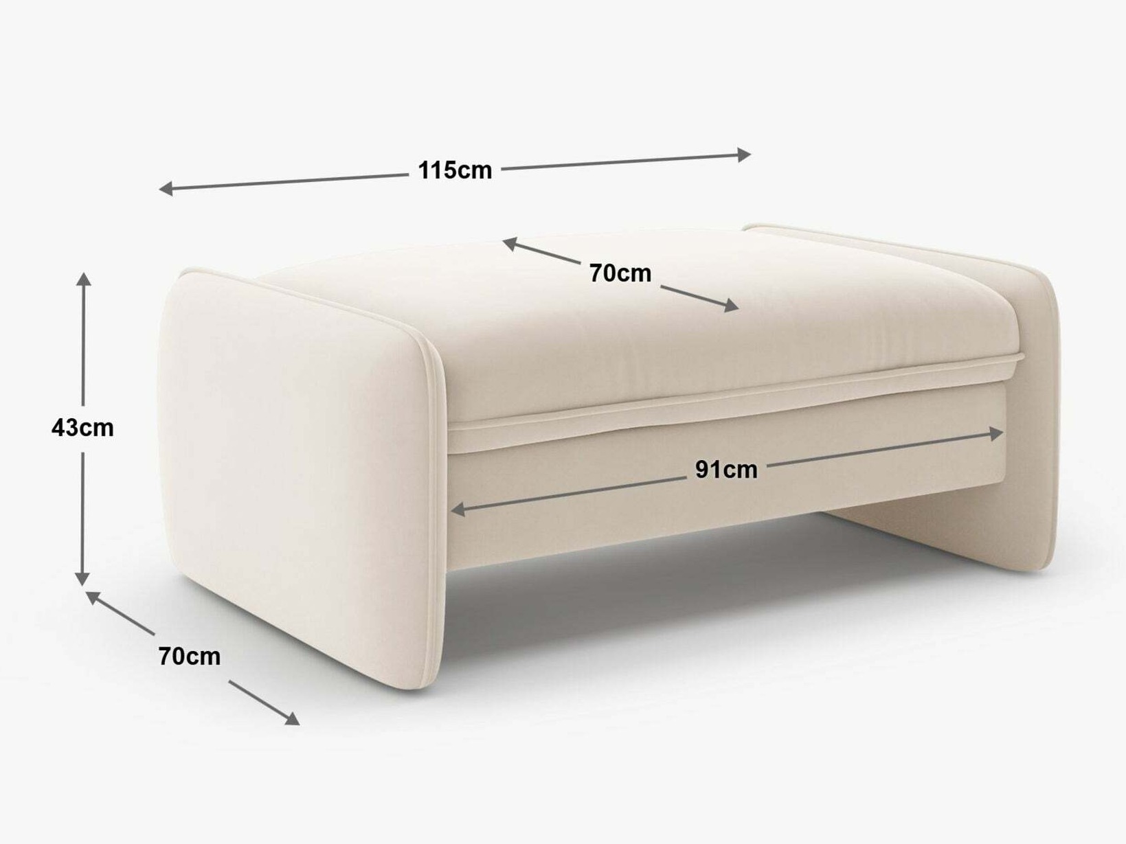 Kárpitozott pad Romsero 103 (Silencio 27)