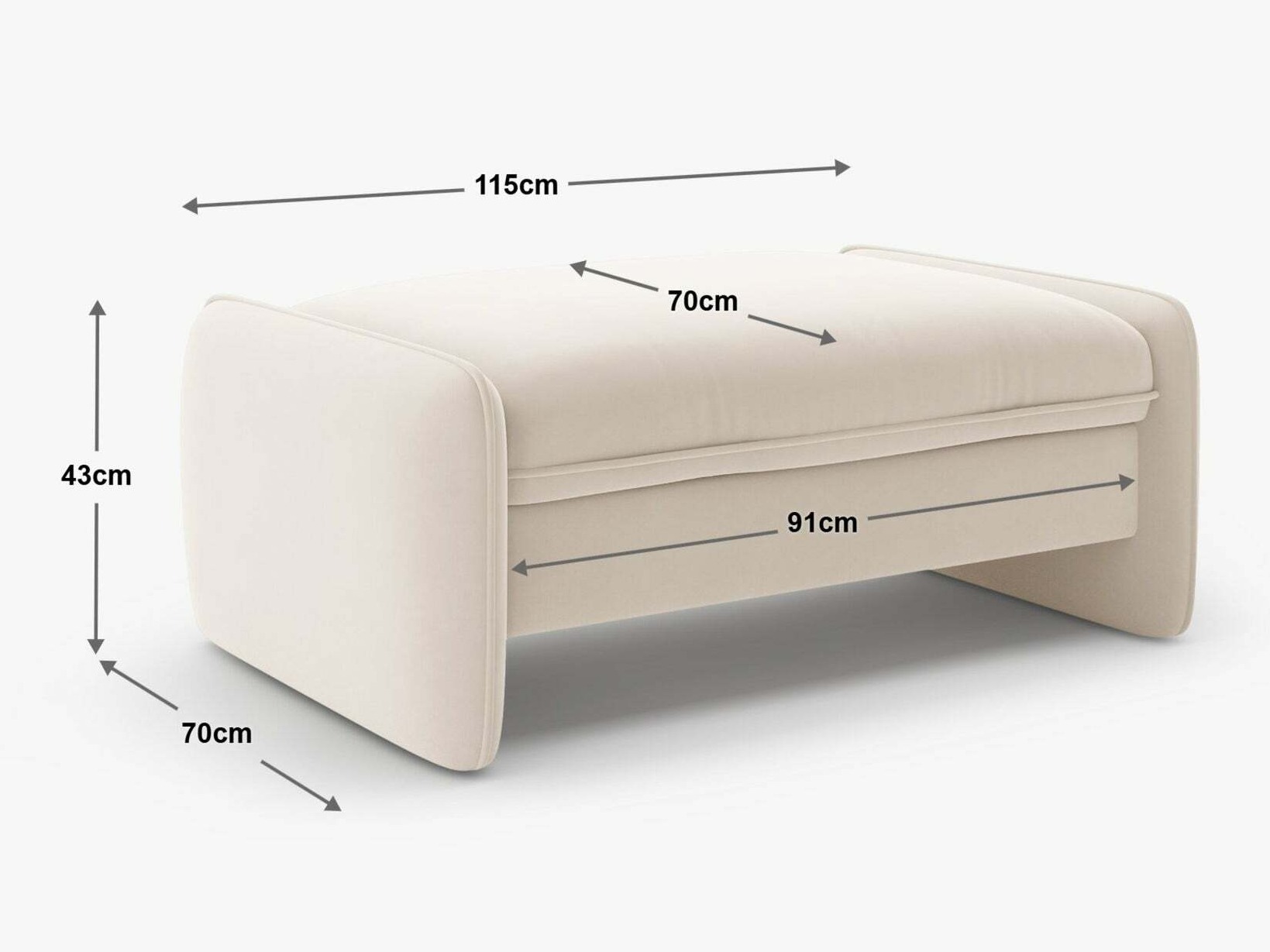 Kárpitozott pad Romsero 103 (Silencio 34)