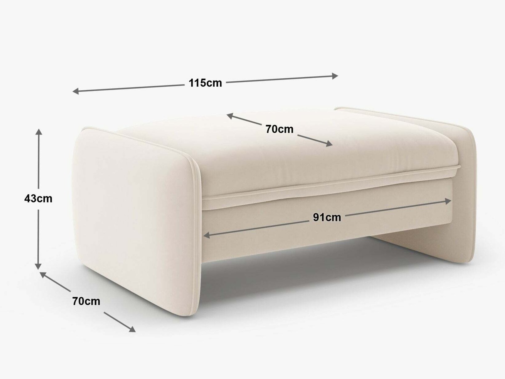 Kárpitozott pad Romsero 103 (Silencio 60)