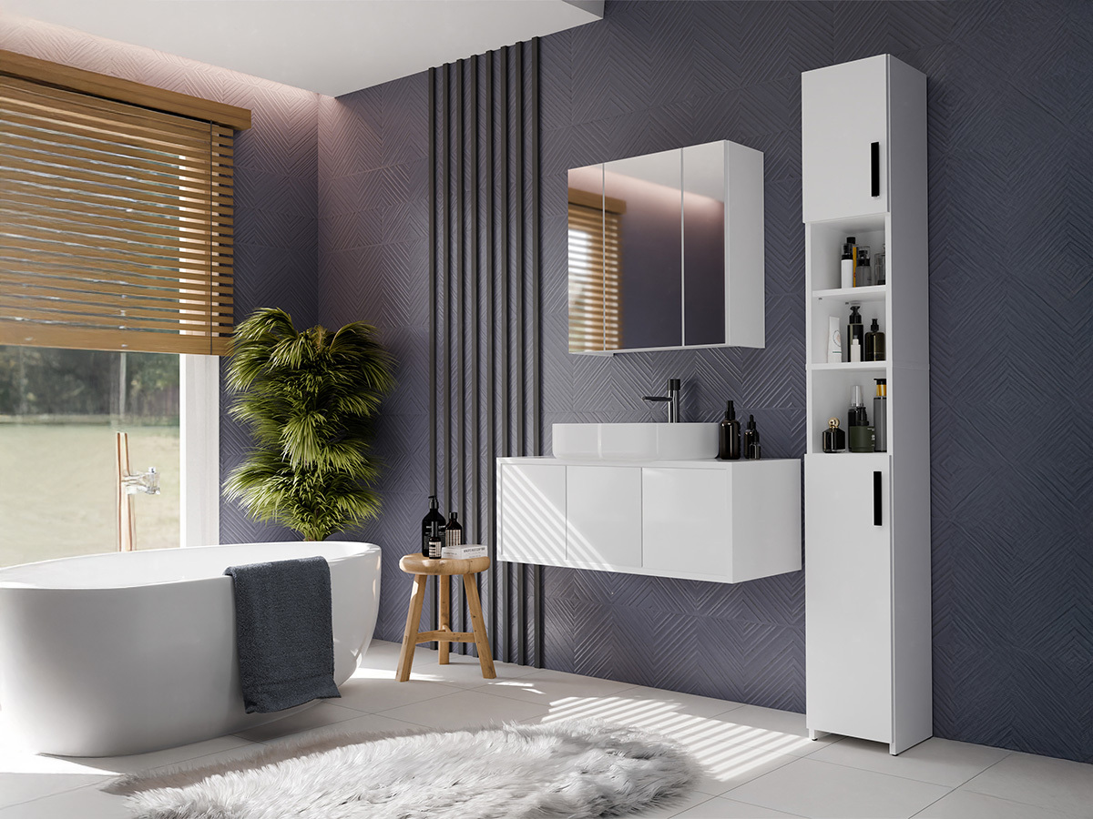 Fürdőszoba tükörszekrény Mandeville 343