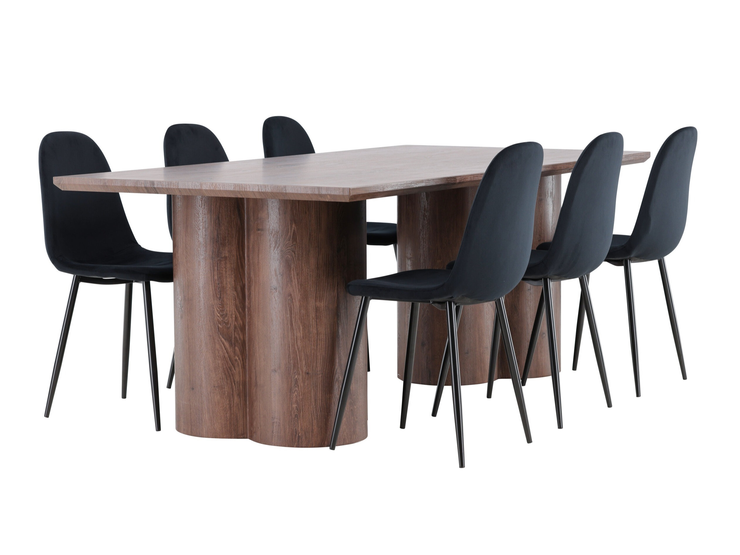 Étkezőgarnitúra Dallas 4959 (Fekete)