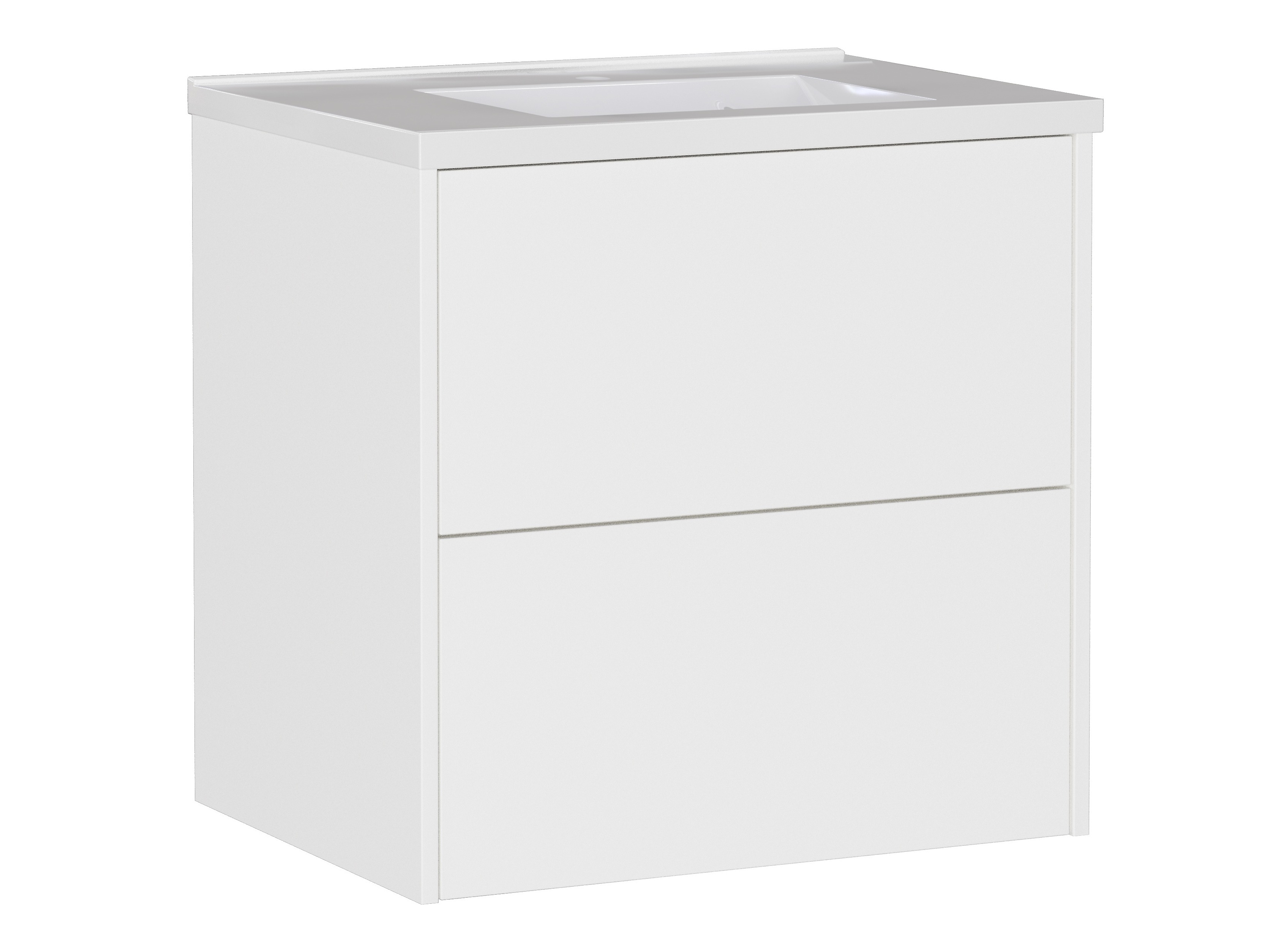 Fali szekrény mosdónak Sacramento 522 (Fehér)