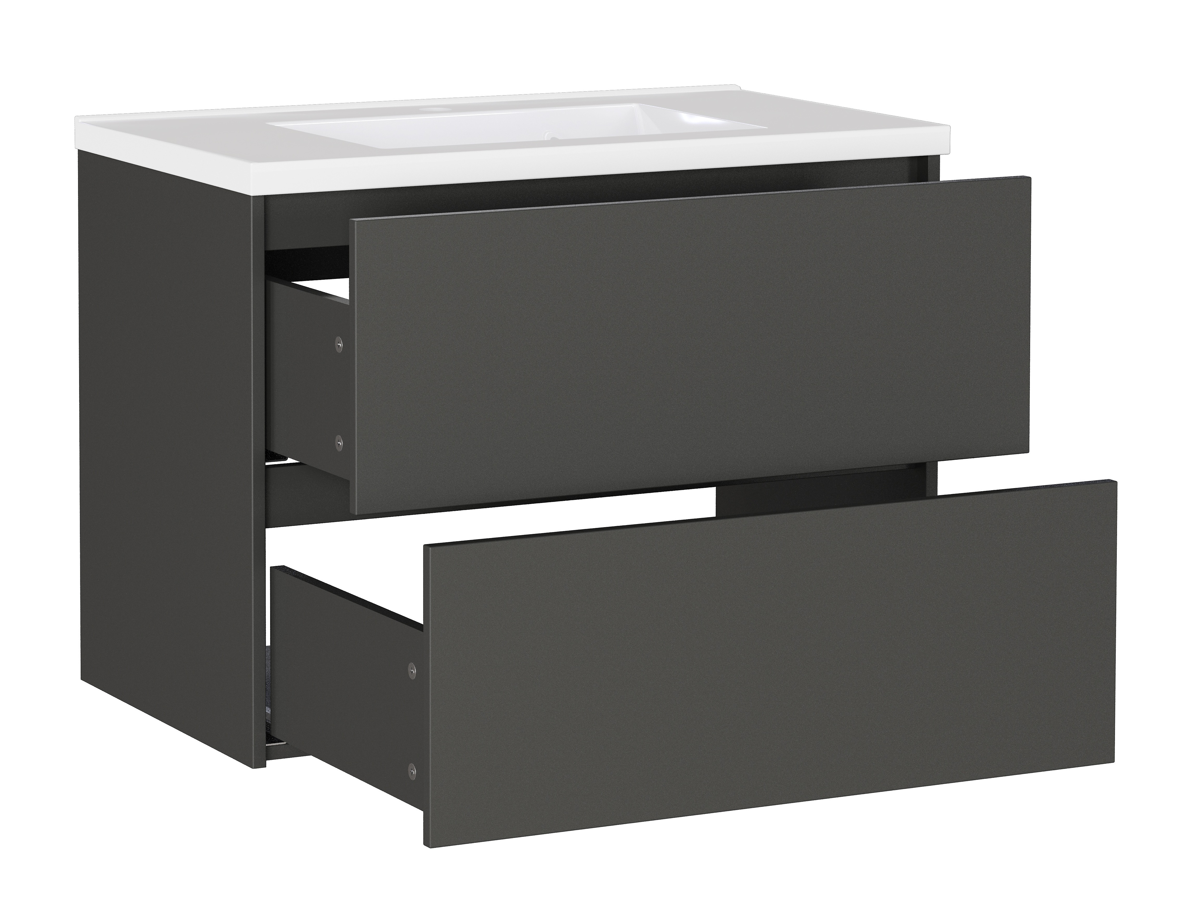 Fali szekrény mosdónak Sacramento 523 (Grafit)