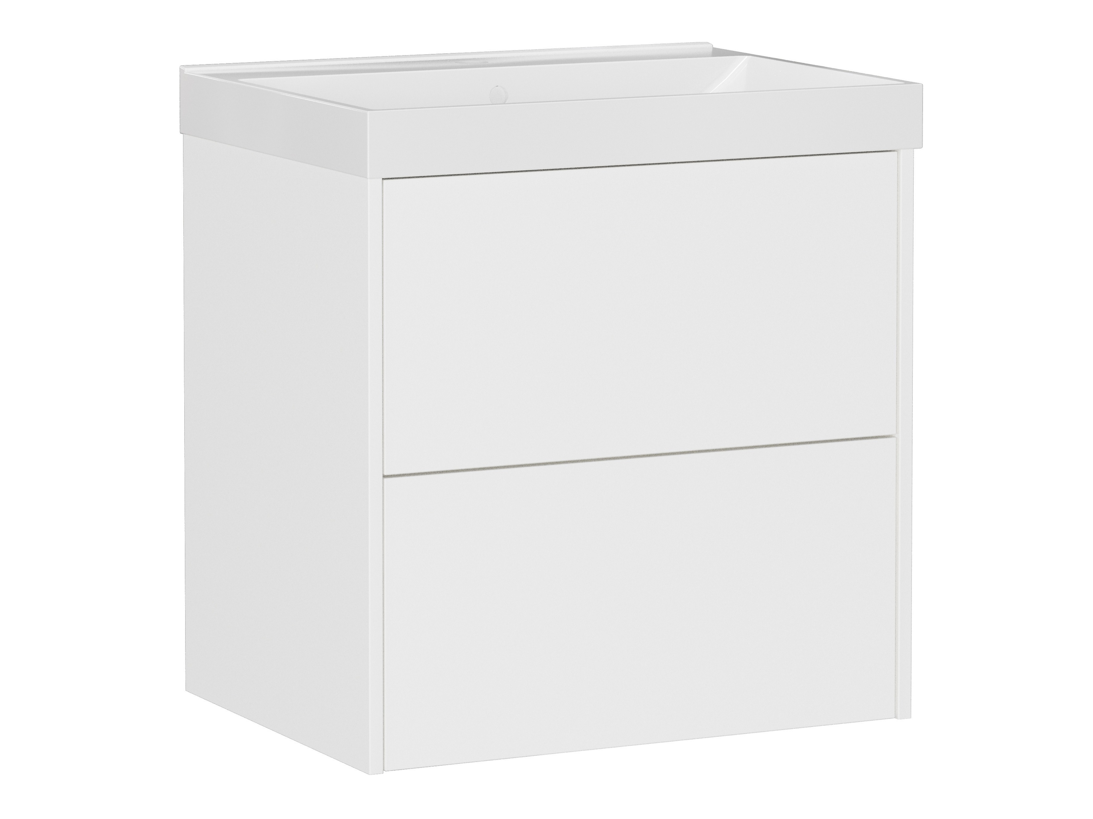 Fali szekrény mosdónak Sacramento 524 (Fehér)