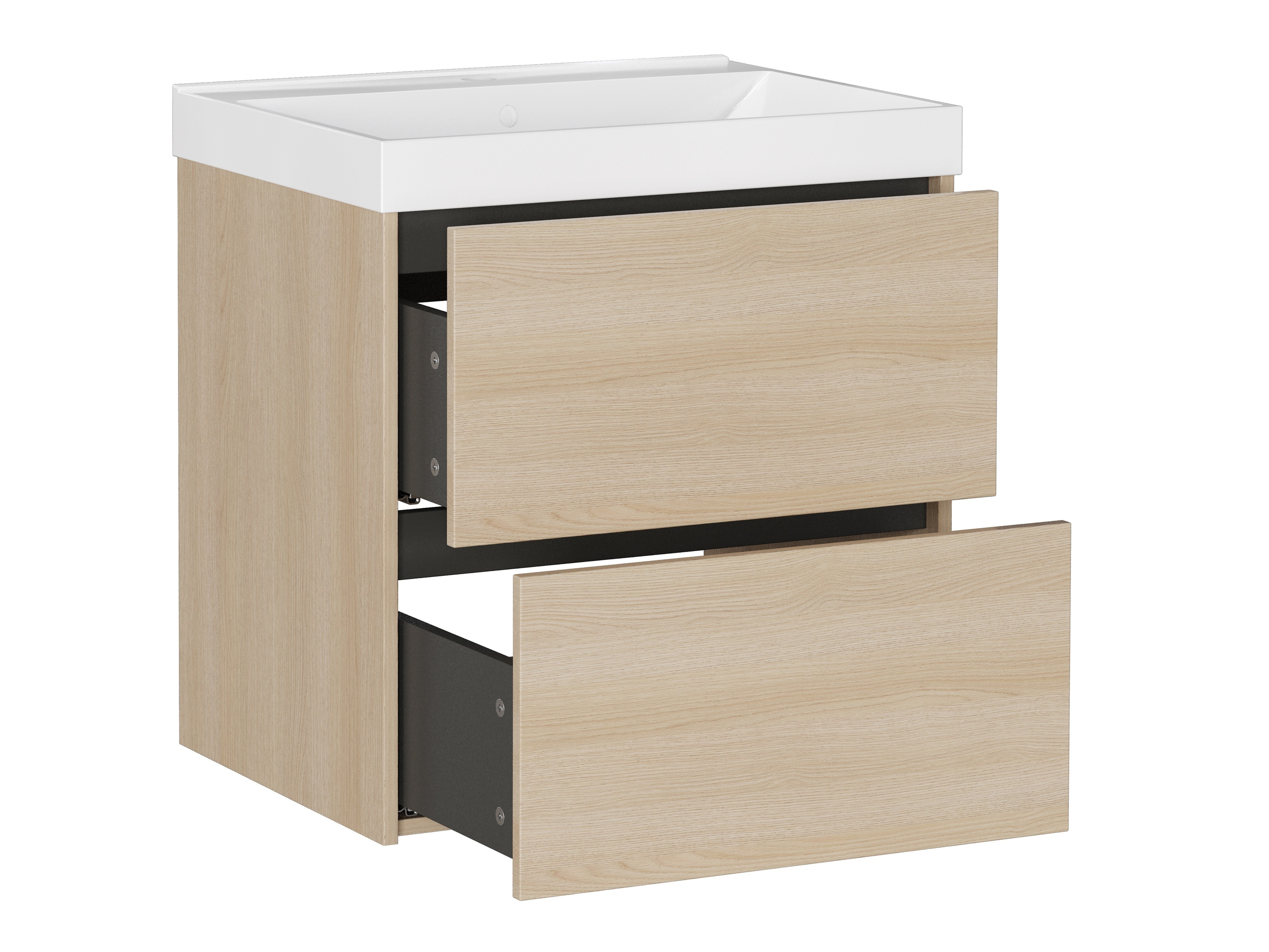 Fali szekrény mosdónak Sacramento 524 (Tölgy)