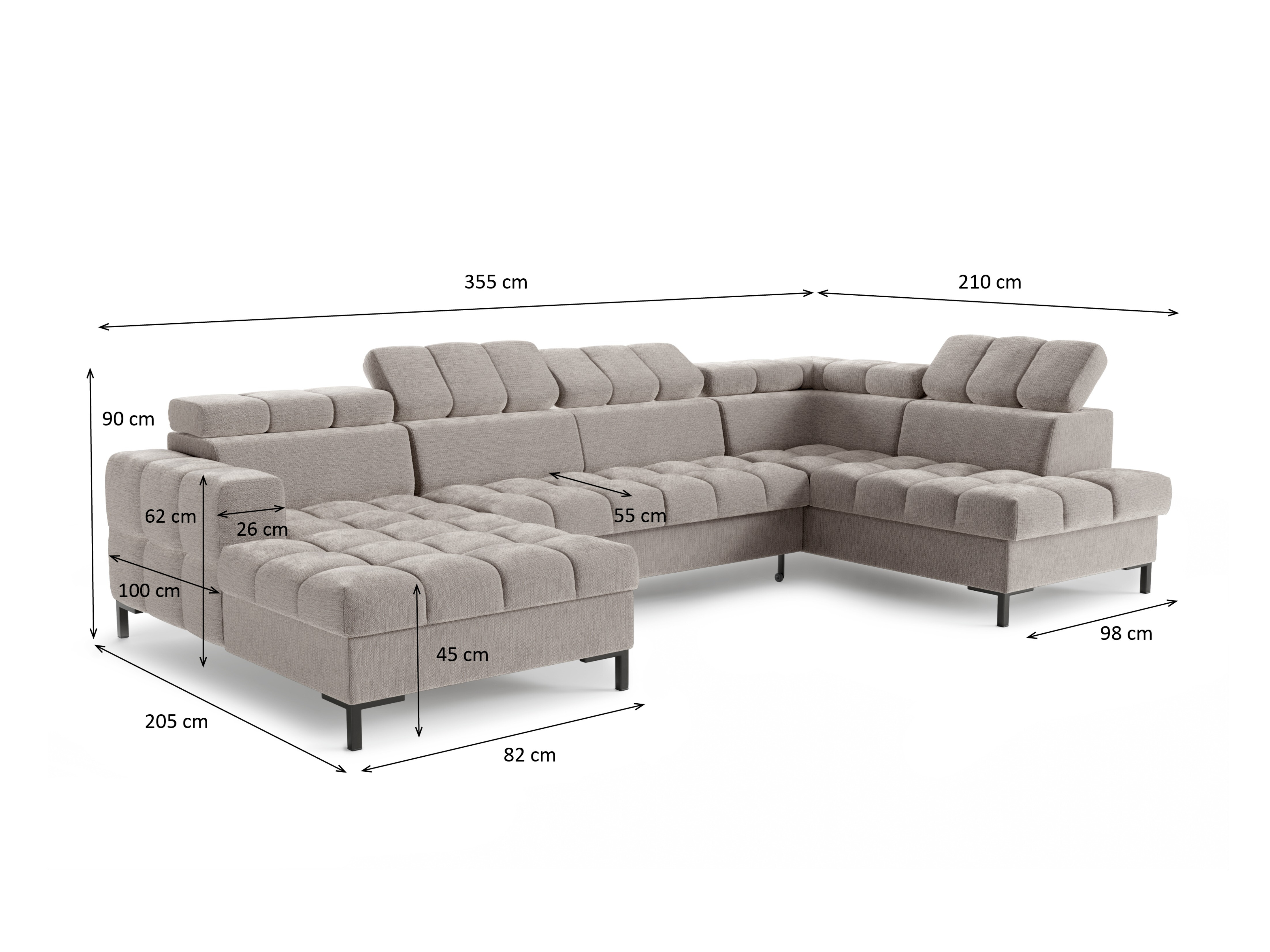 Sarokkanapé Rosemead 118 (Eclipse 06)