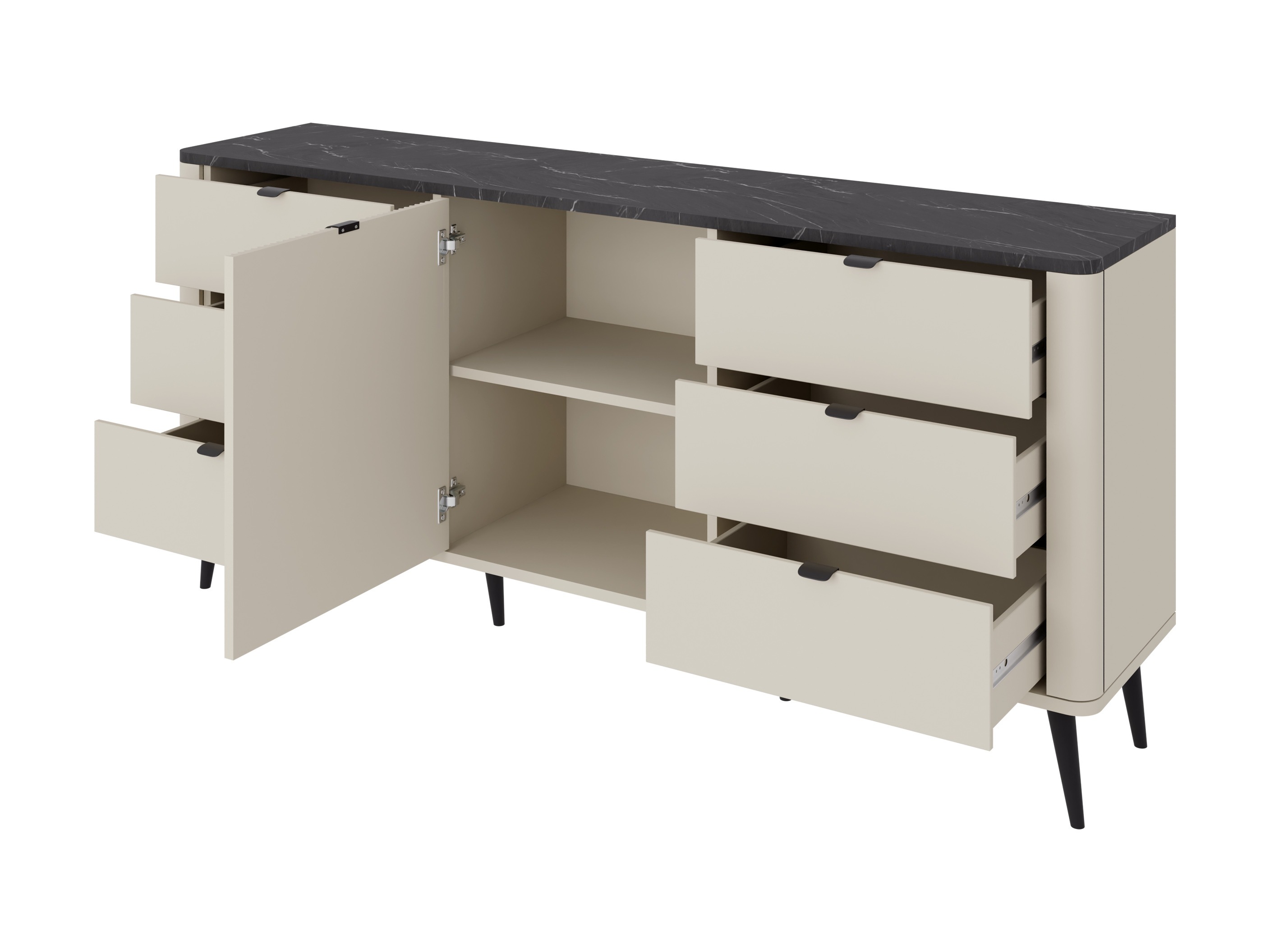 Komód Lufela 107 (Kasmír + Dió)