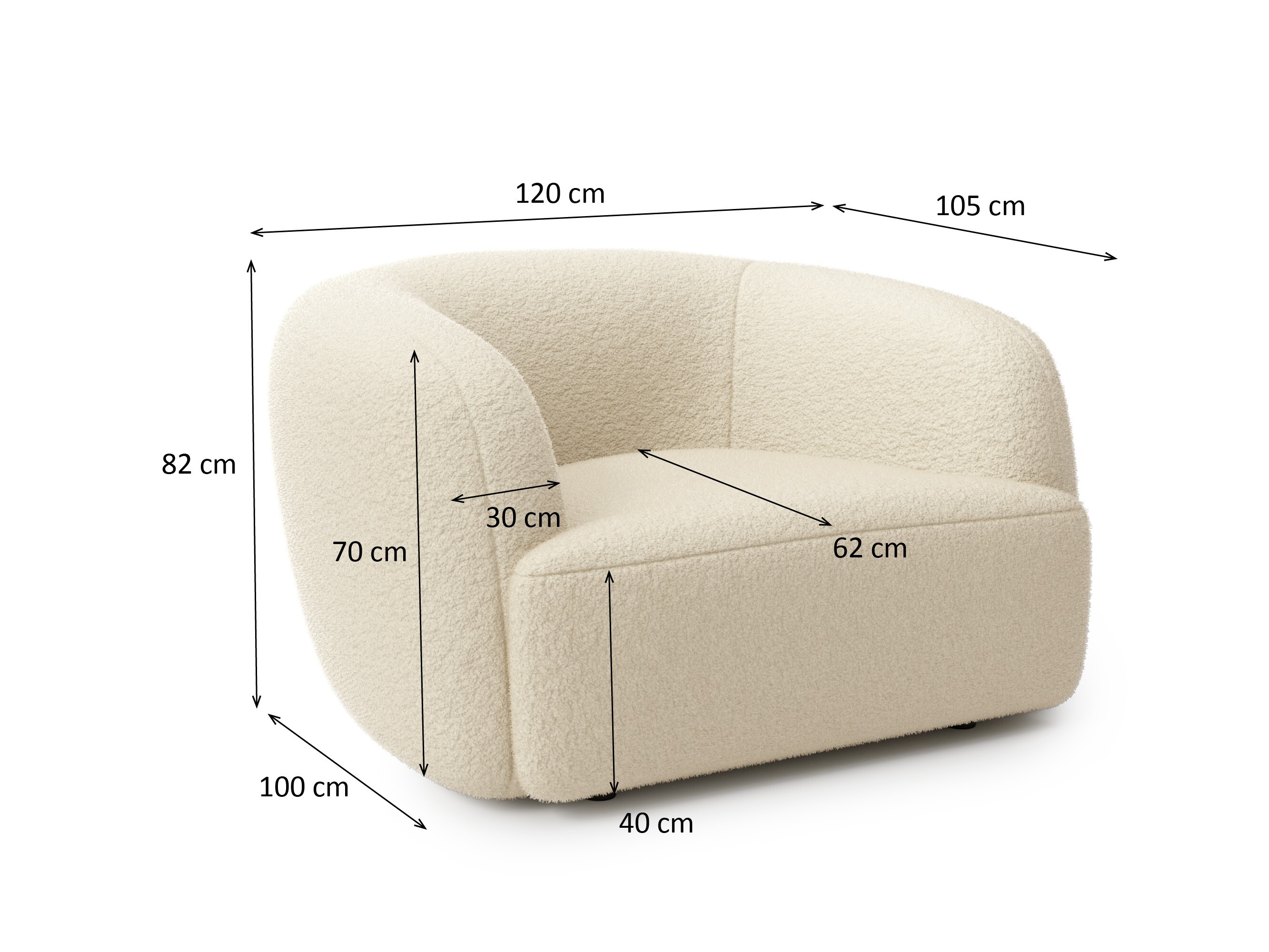 Fotel Rosemead 100 (Nemw or Never 02)