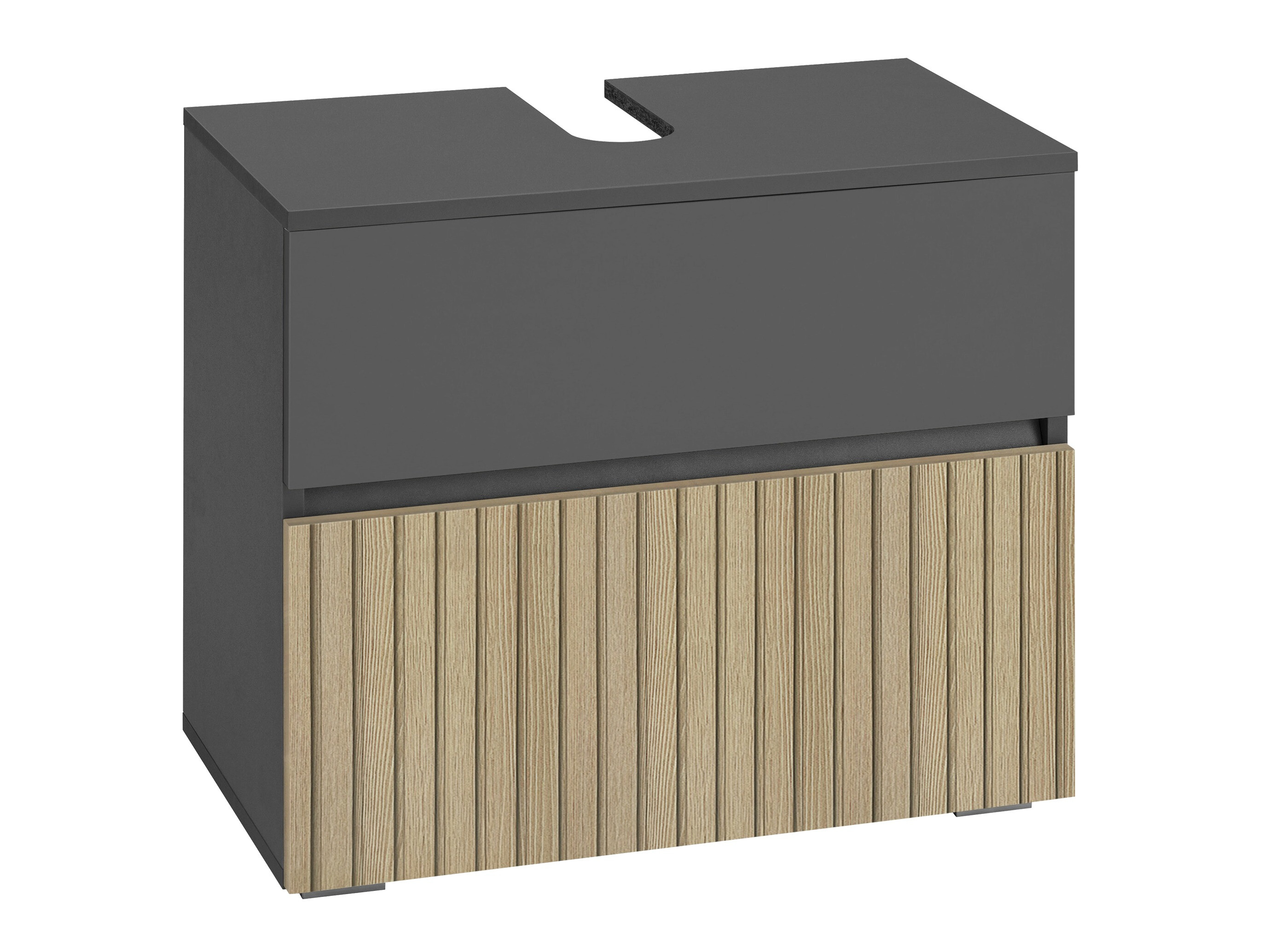 Mosdó alatti álló szekrény Soncamu 110 (Antracit + Világos tölgy)