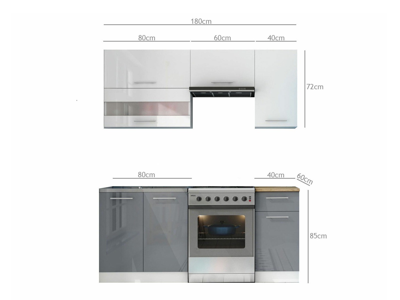 Moduláris konyha szett Tiffa Mix 100