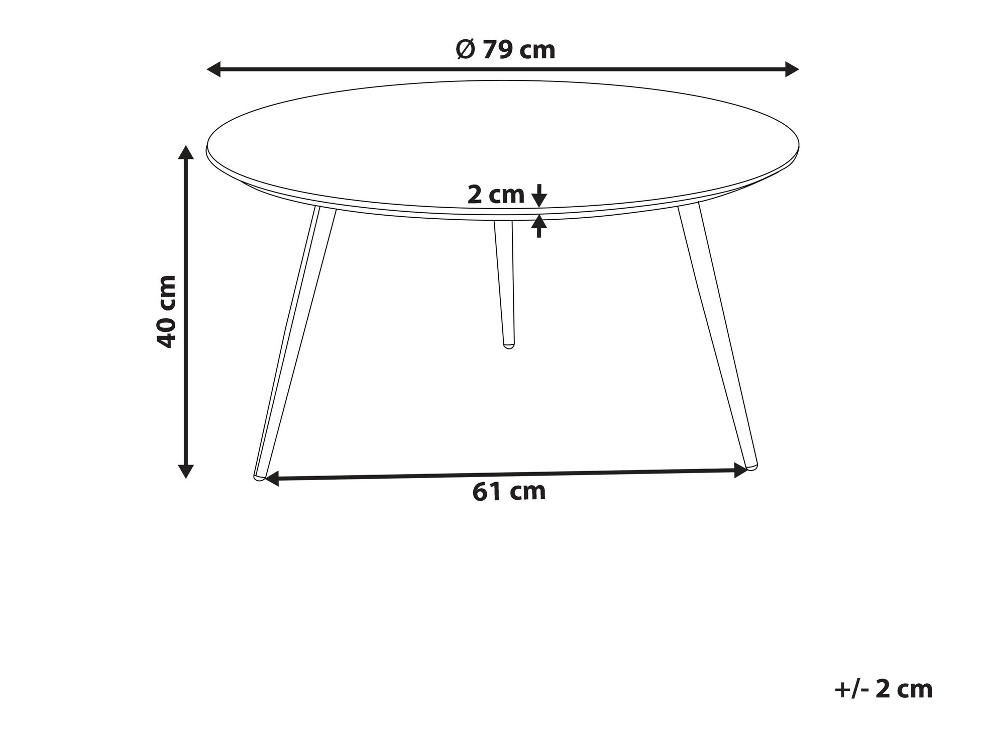 Dohányzóasztal SH10590