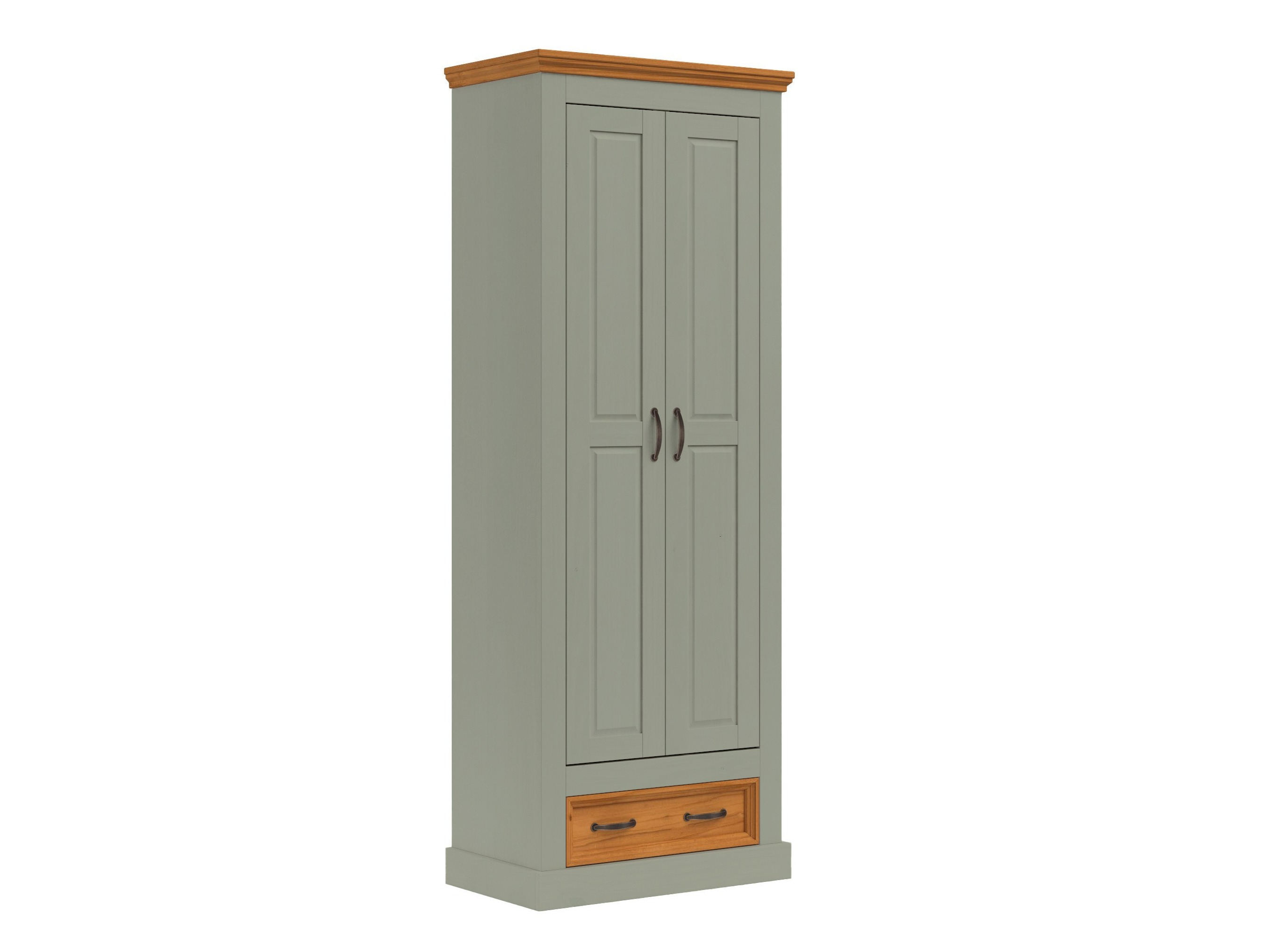 Gardróbszekrény Tolelio 124 (Zöld + Fenyő)