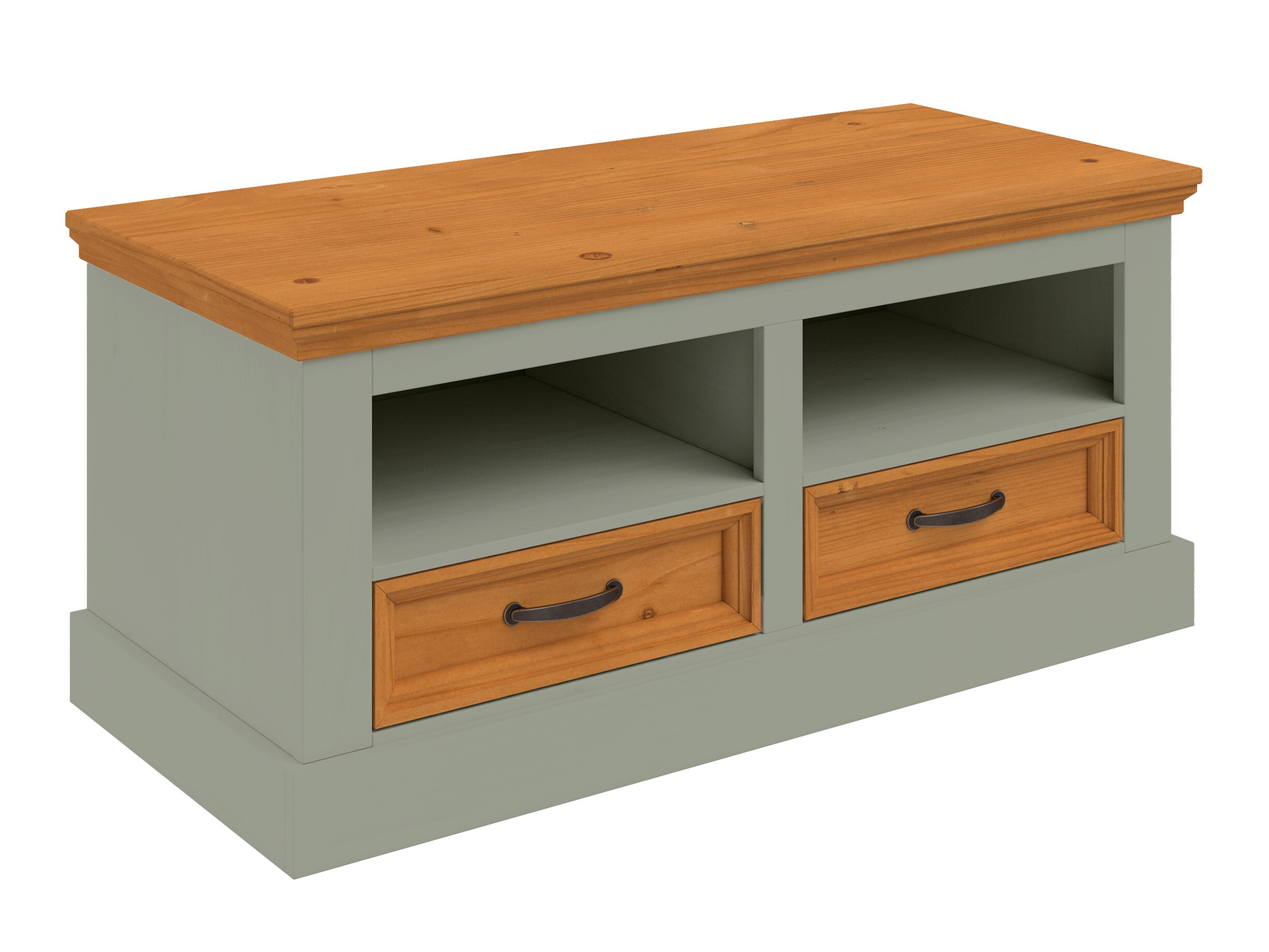 Komód Tolelio 128 (Zöld + Fenyő)