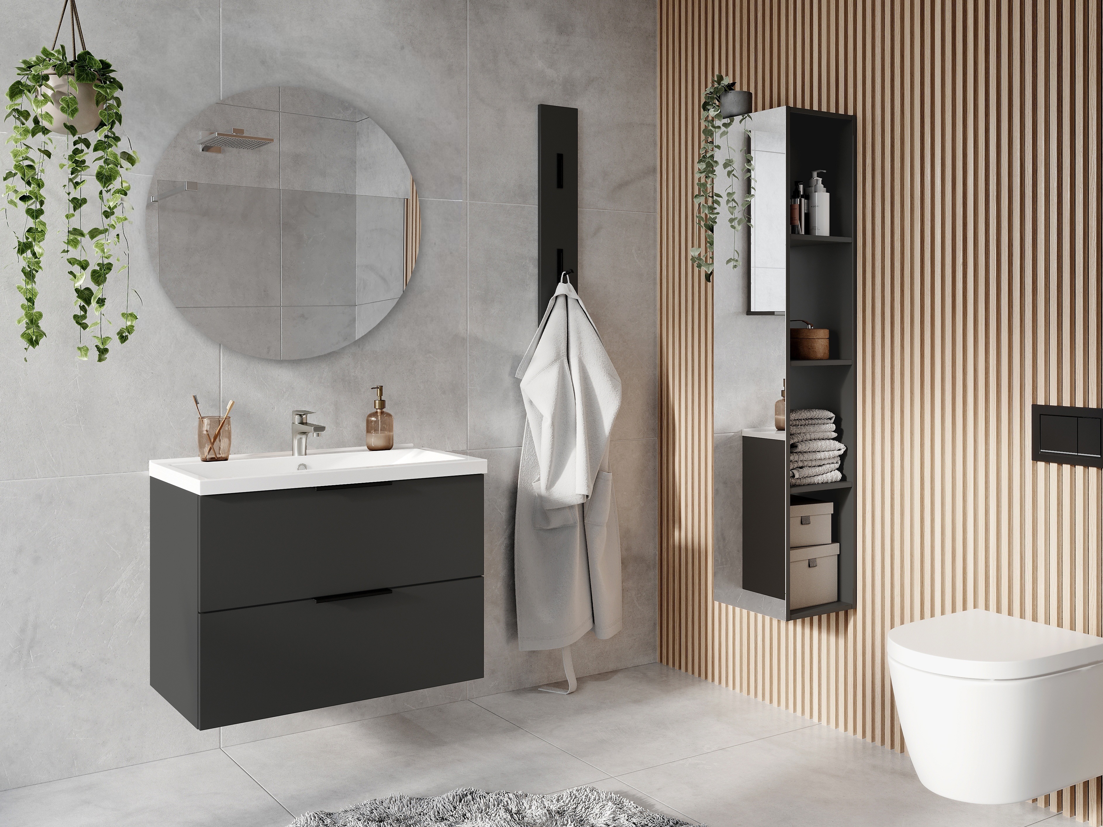 Fali szekrény mosdónak Temeli 110