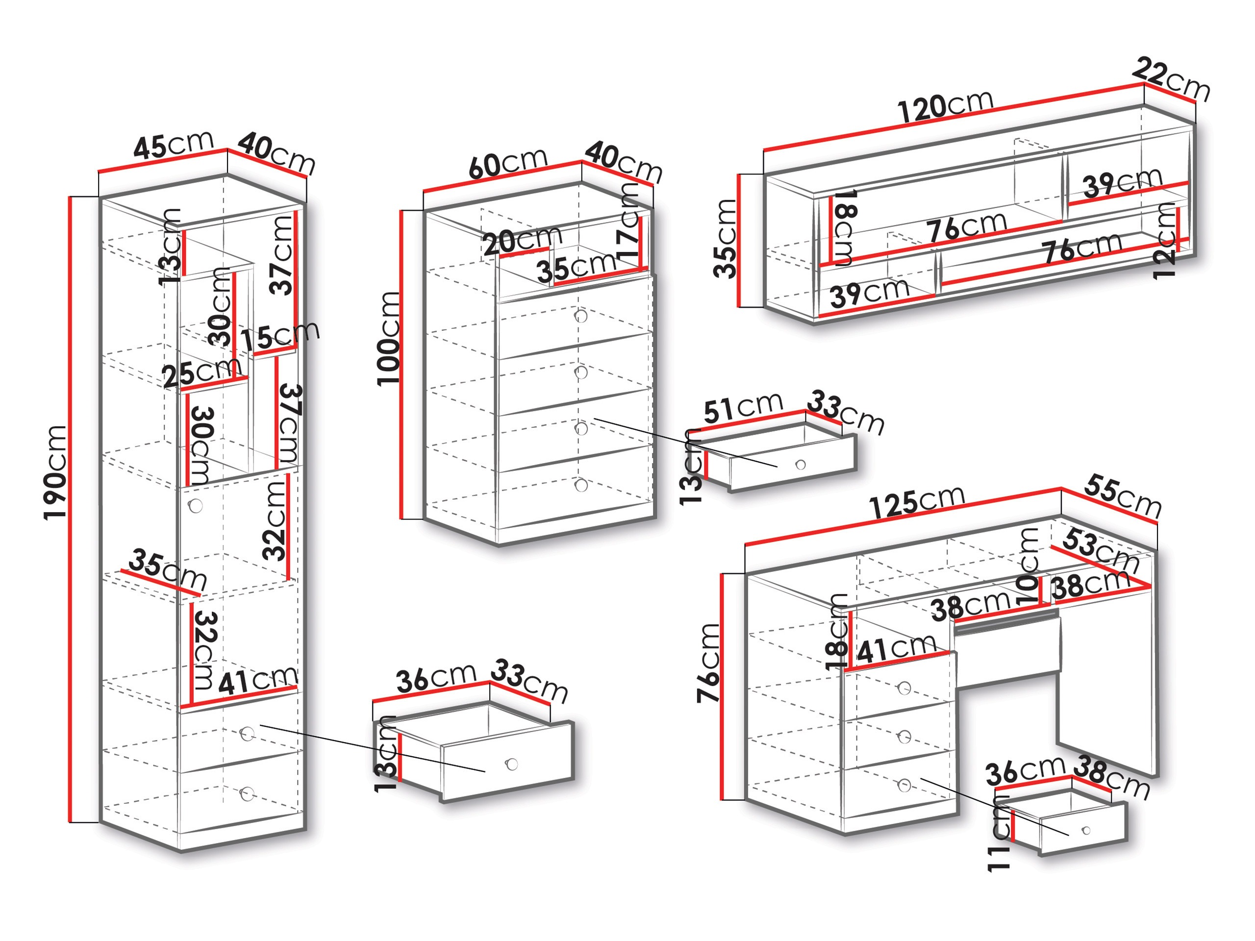 Bútorkészlet Tesmonu 116