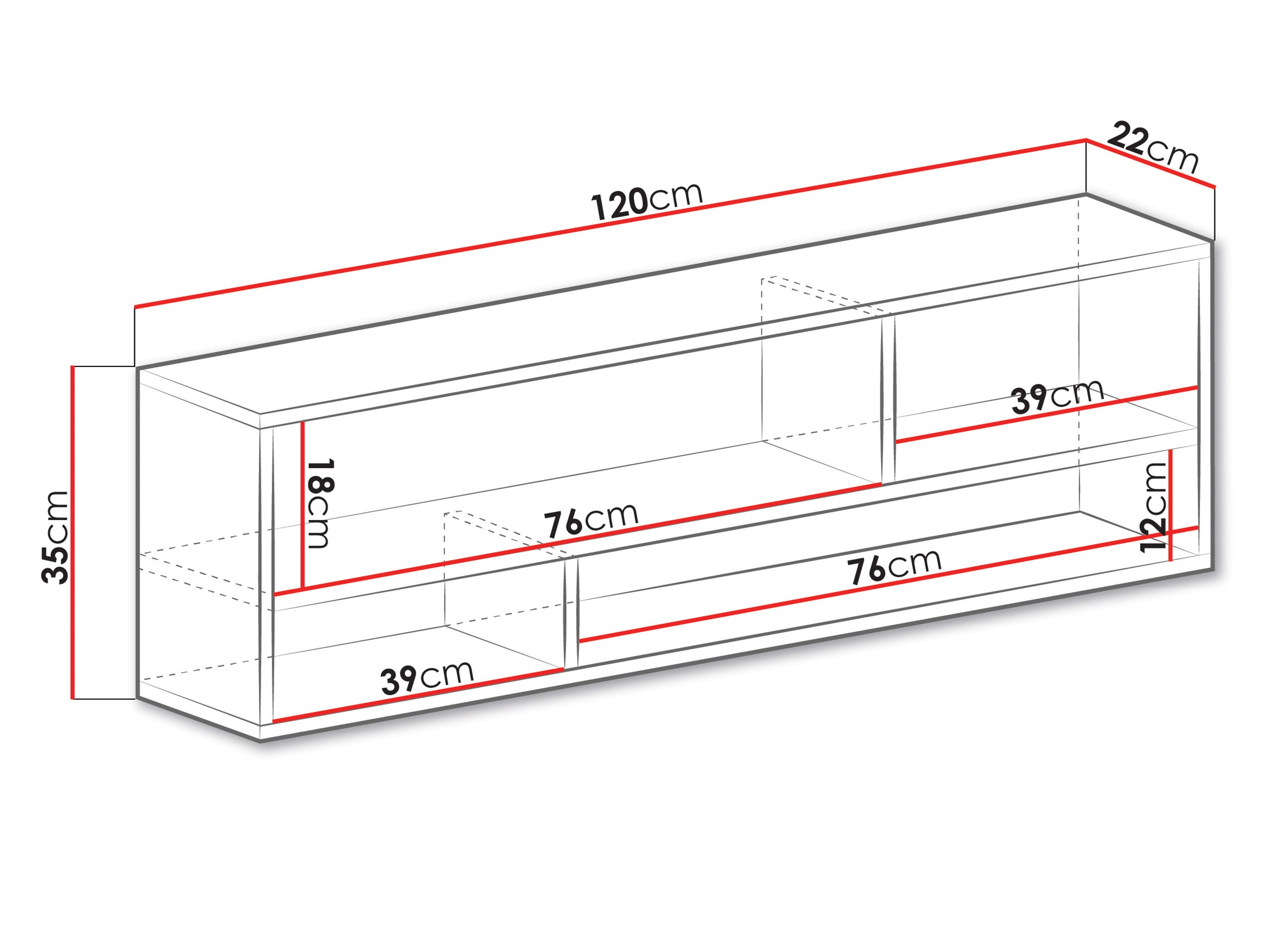 Fali polc Tesmonu 111