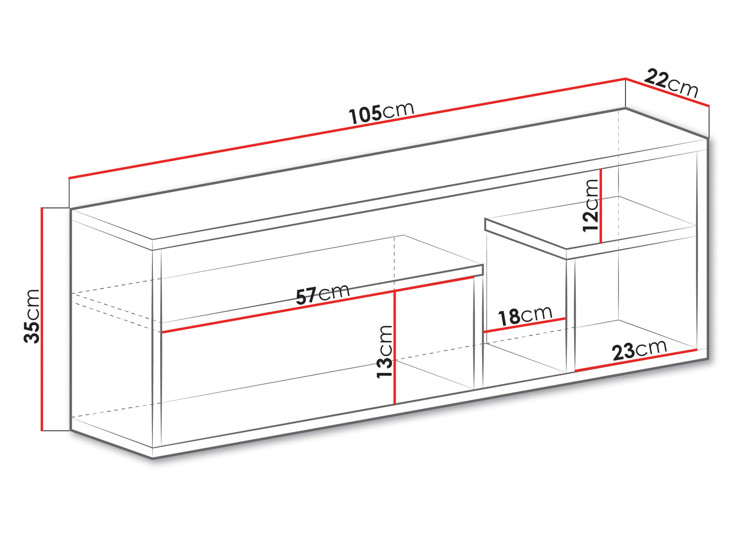 Fali polc Tesmonu 112