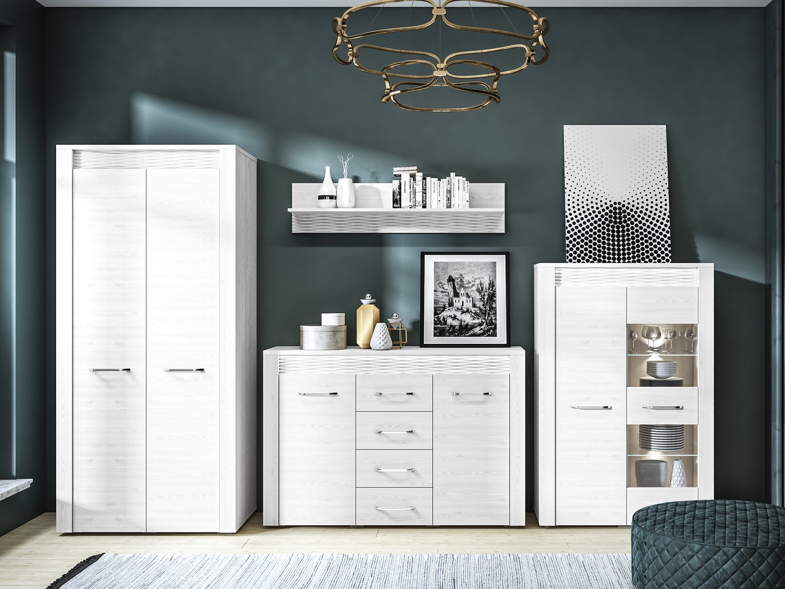 Könyvespolc Madison N104