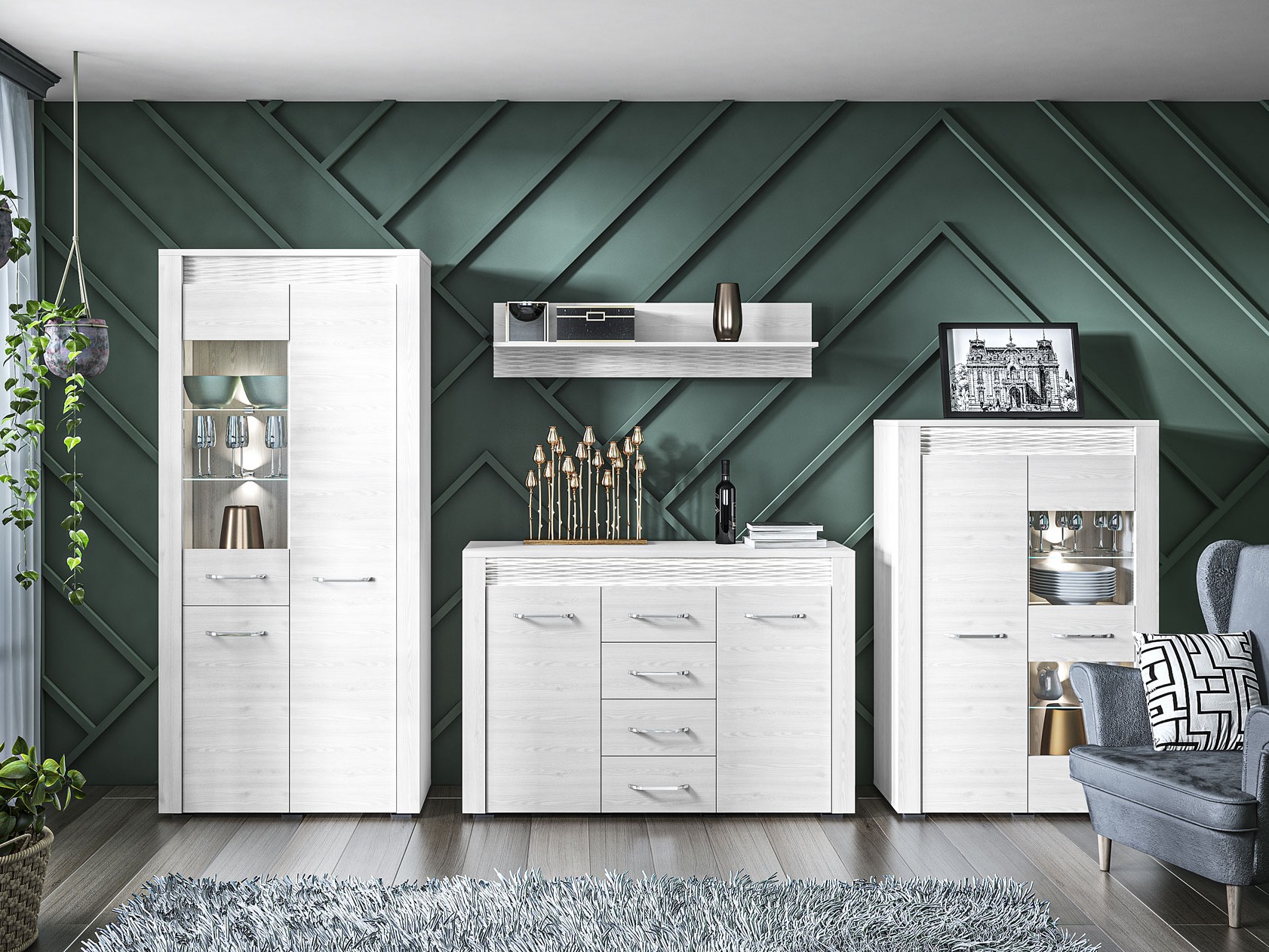 Könyvespolc Madison N104