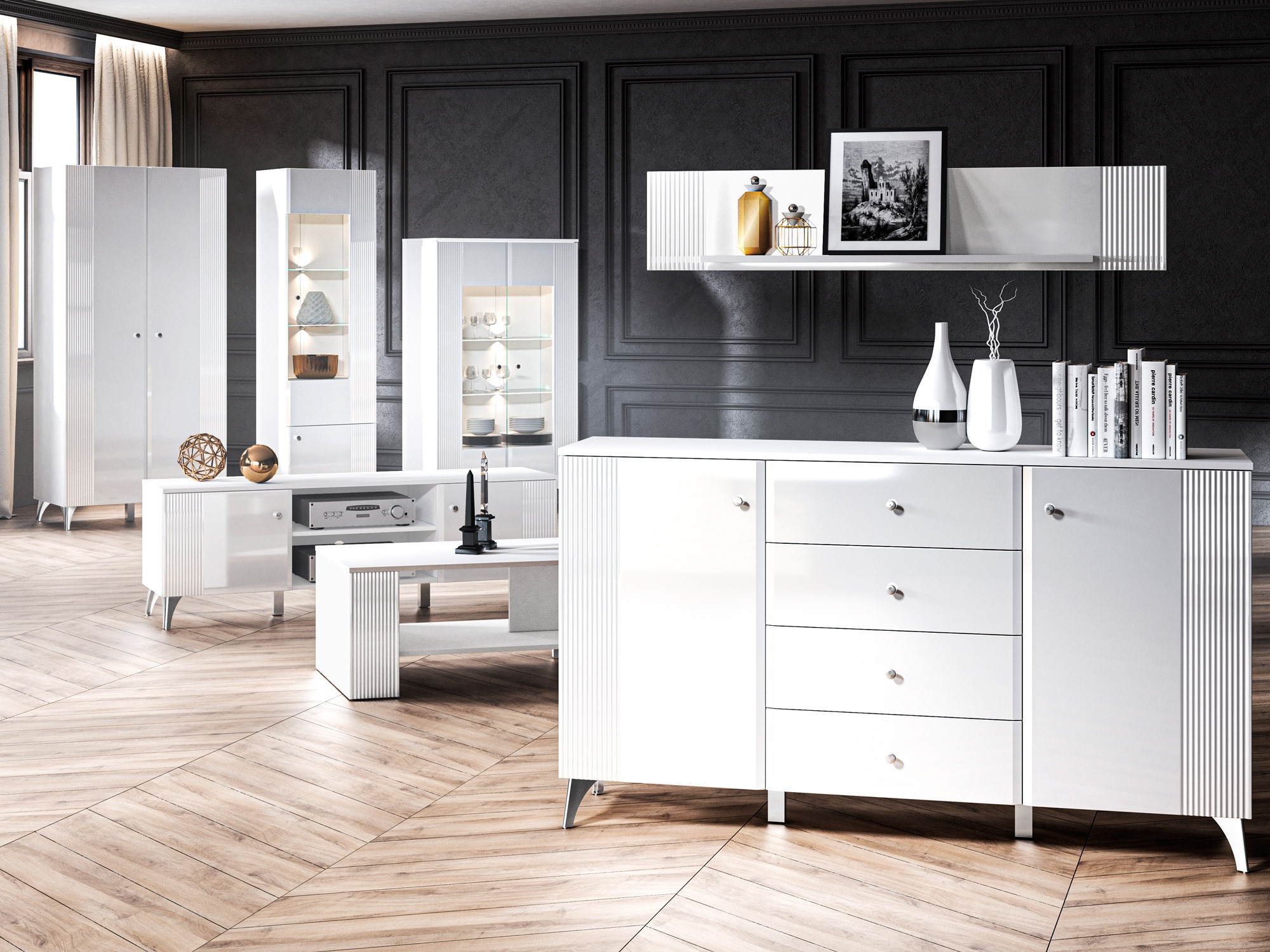 Fali polc Fivfloi 103