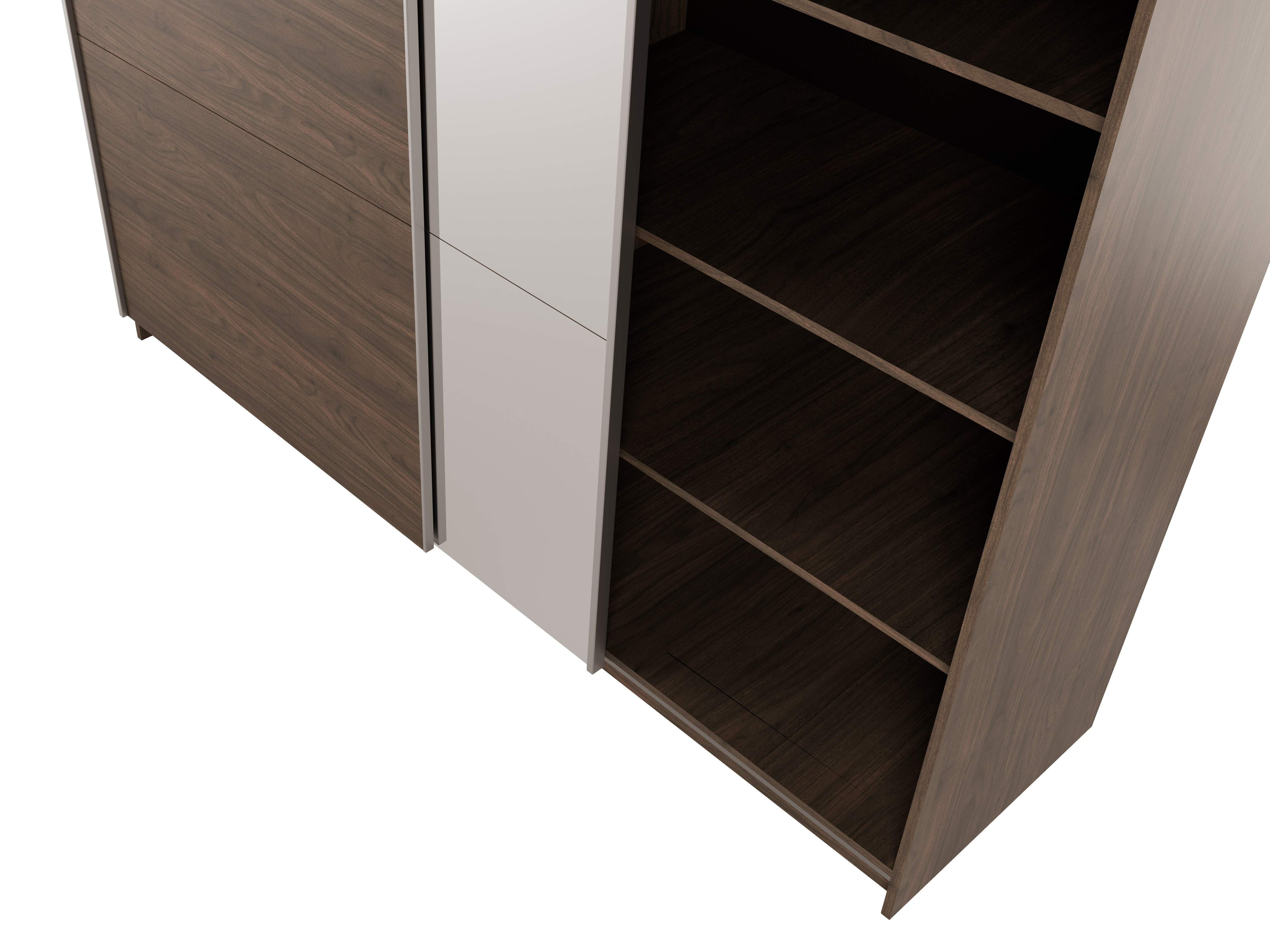 Gardróbszekrény Baytown 138 (Dió)