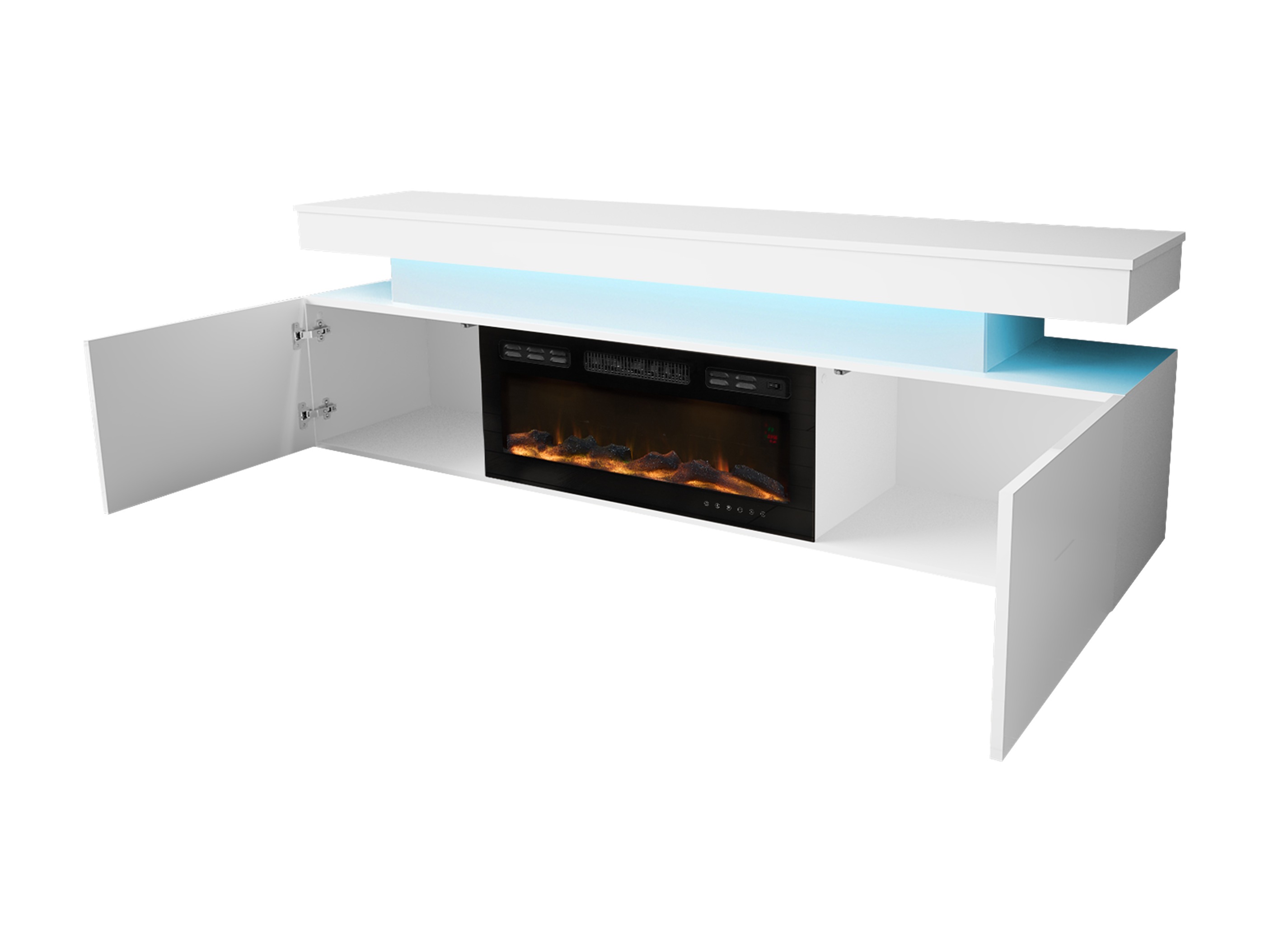 Nappali szett Monfero 106 (Fehér + Fényes fehér)