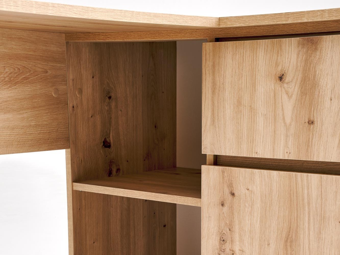 Sarok íróasztal Houston 1950 (Artisan tölgy)