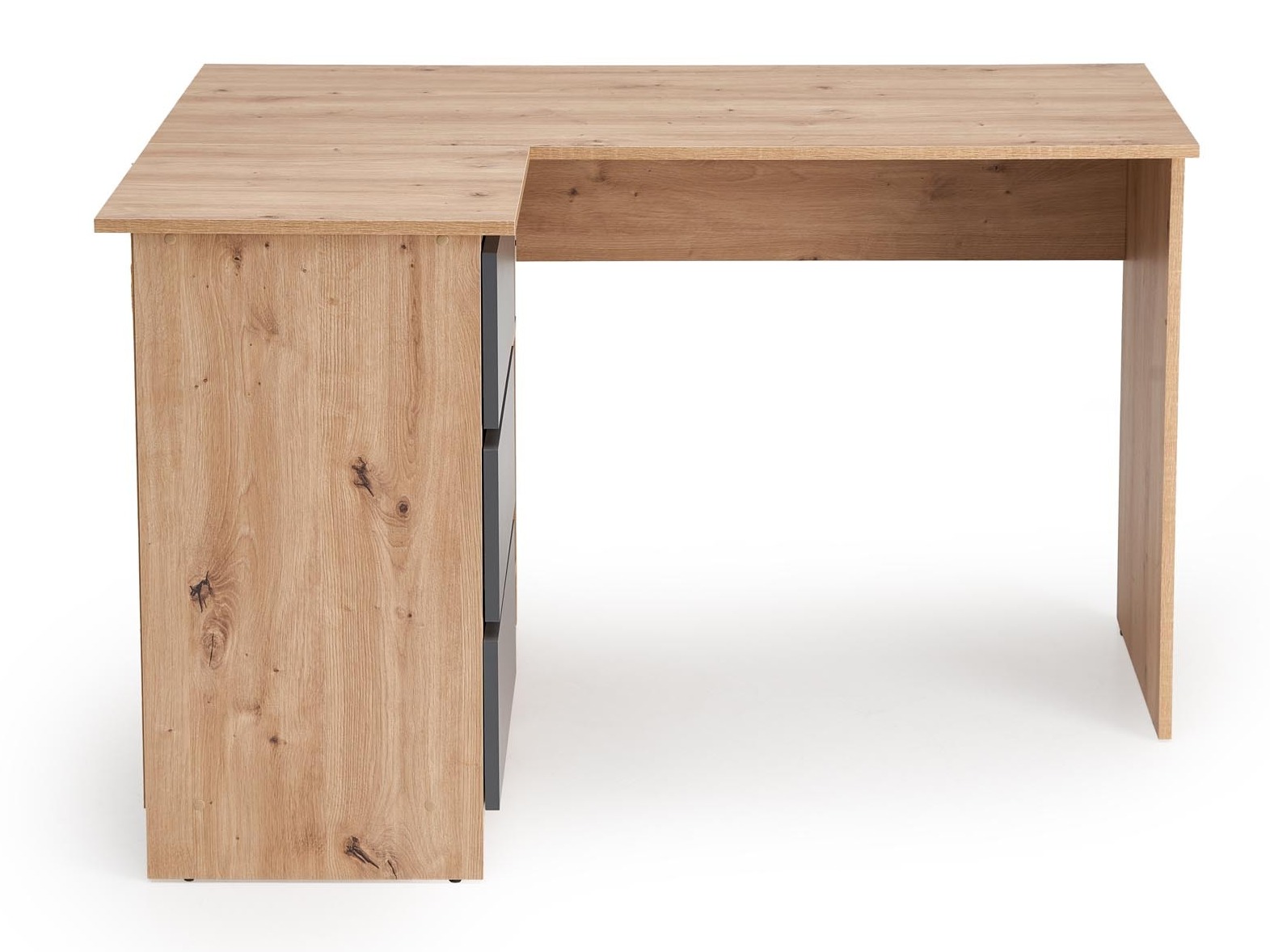 Sarok íróasztal Houston 1950 (Grafit + Artisan tölgy)