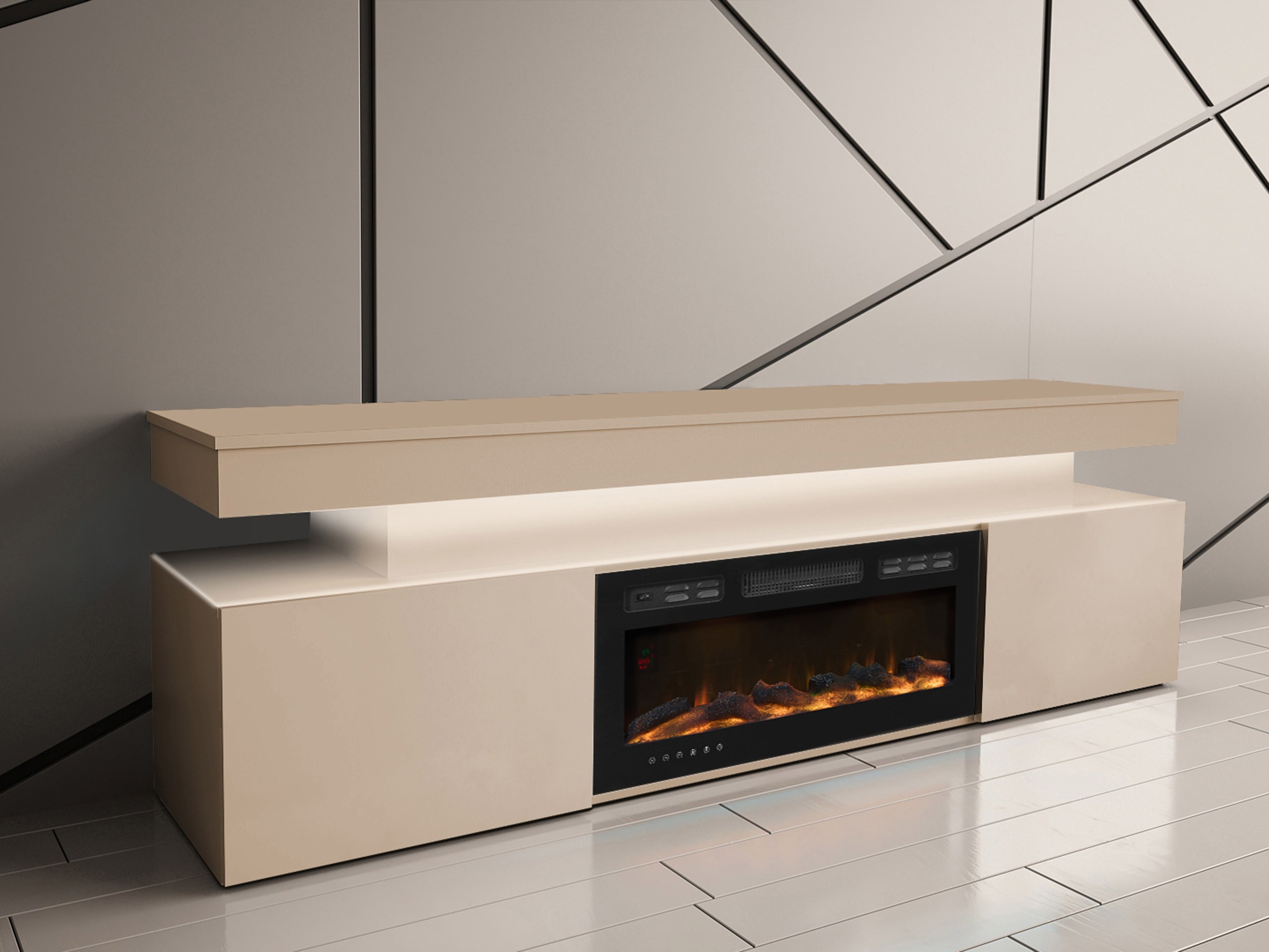 TV-állvány Monfero 104 (Világosbarna)